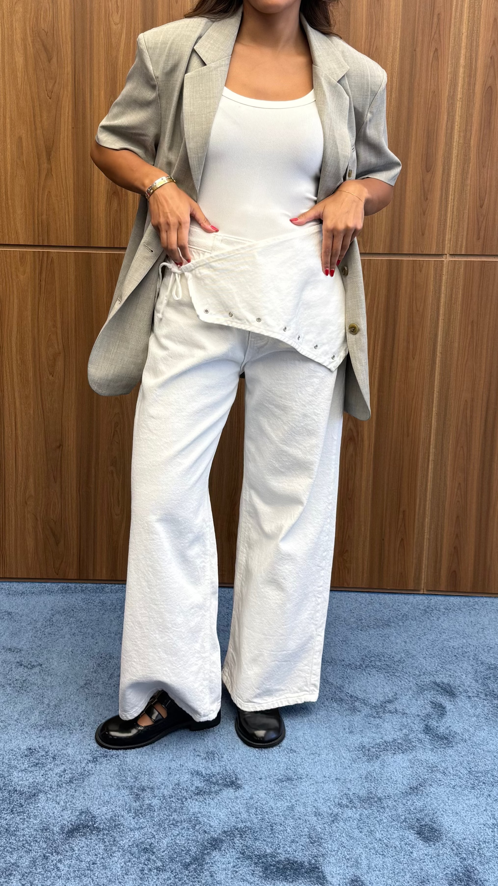 OPEN-BACK BLAZER