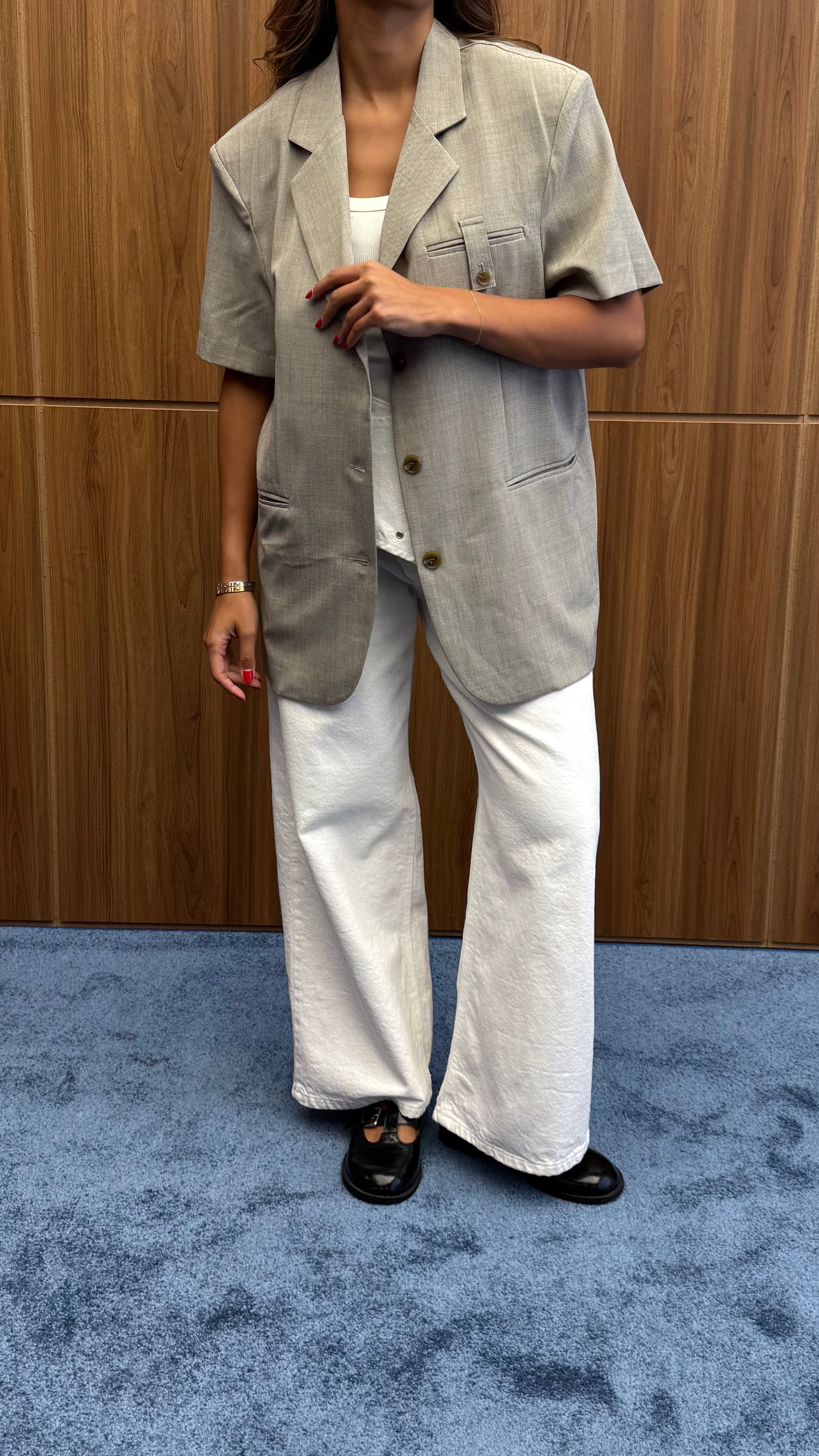 OPEN-BACK BLAZER