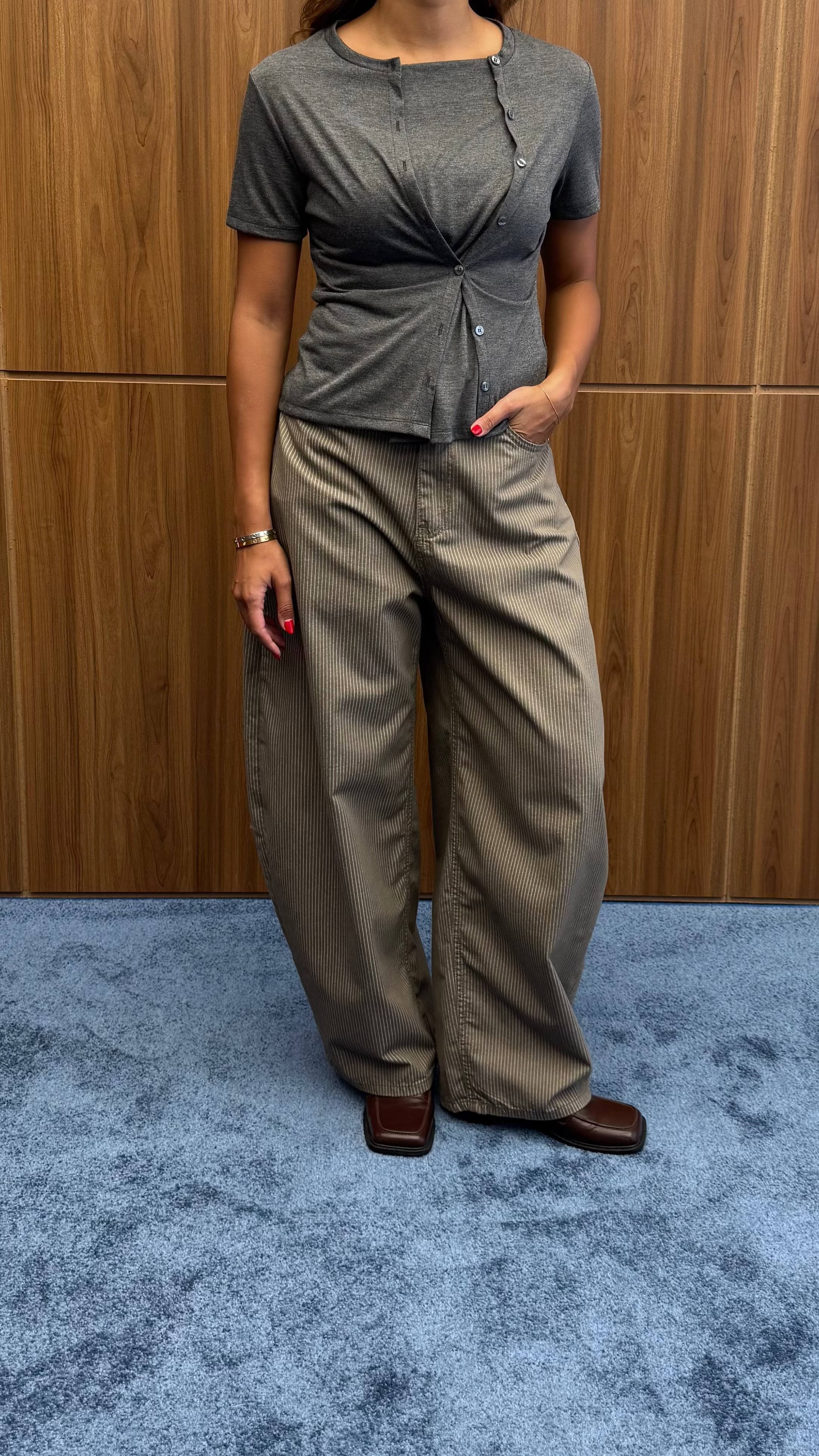 MUSE BUTTONED TOP