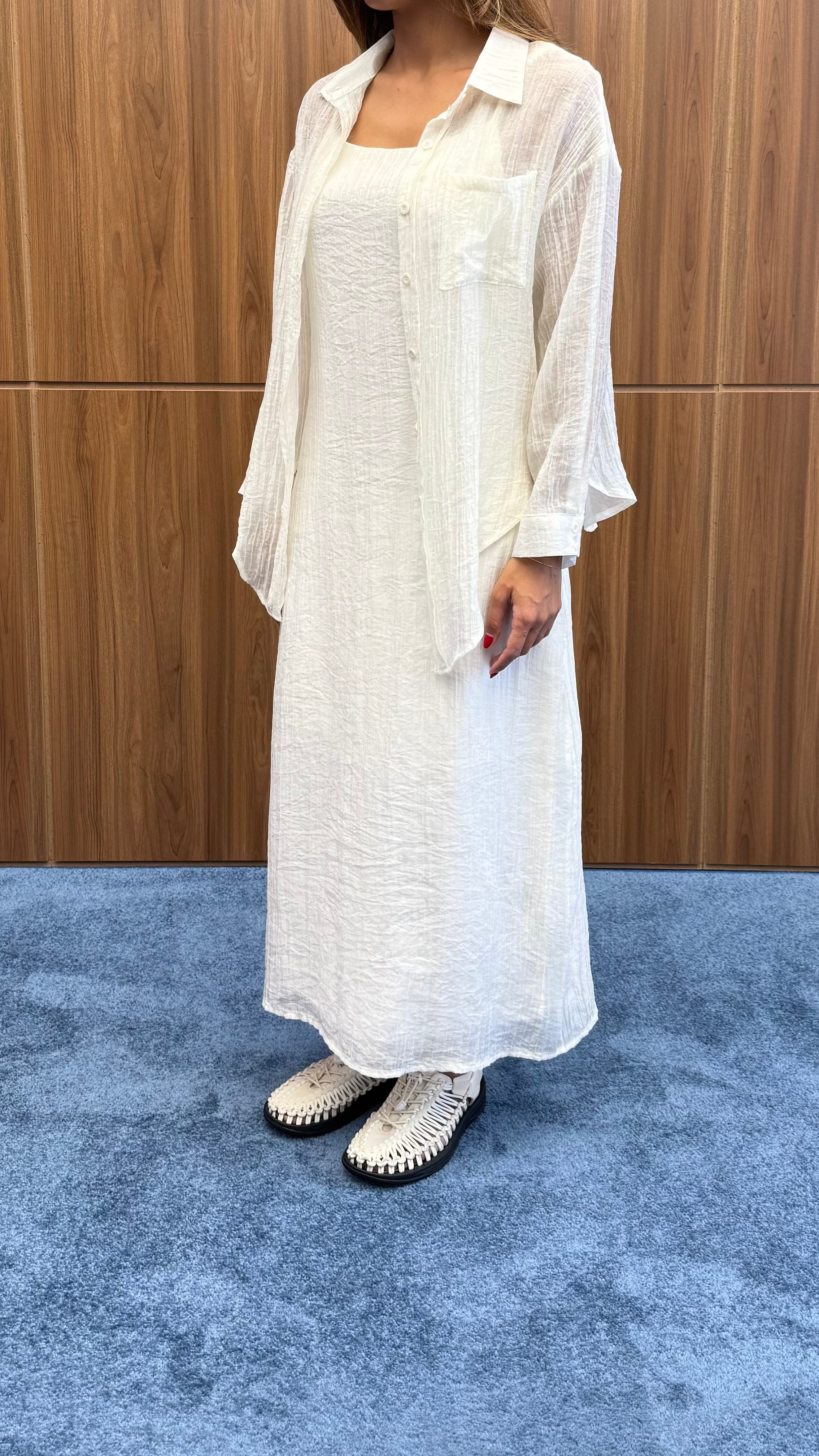 LEA SHIRT AND DRESS SET