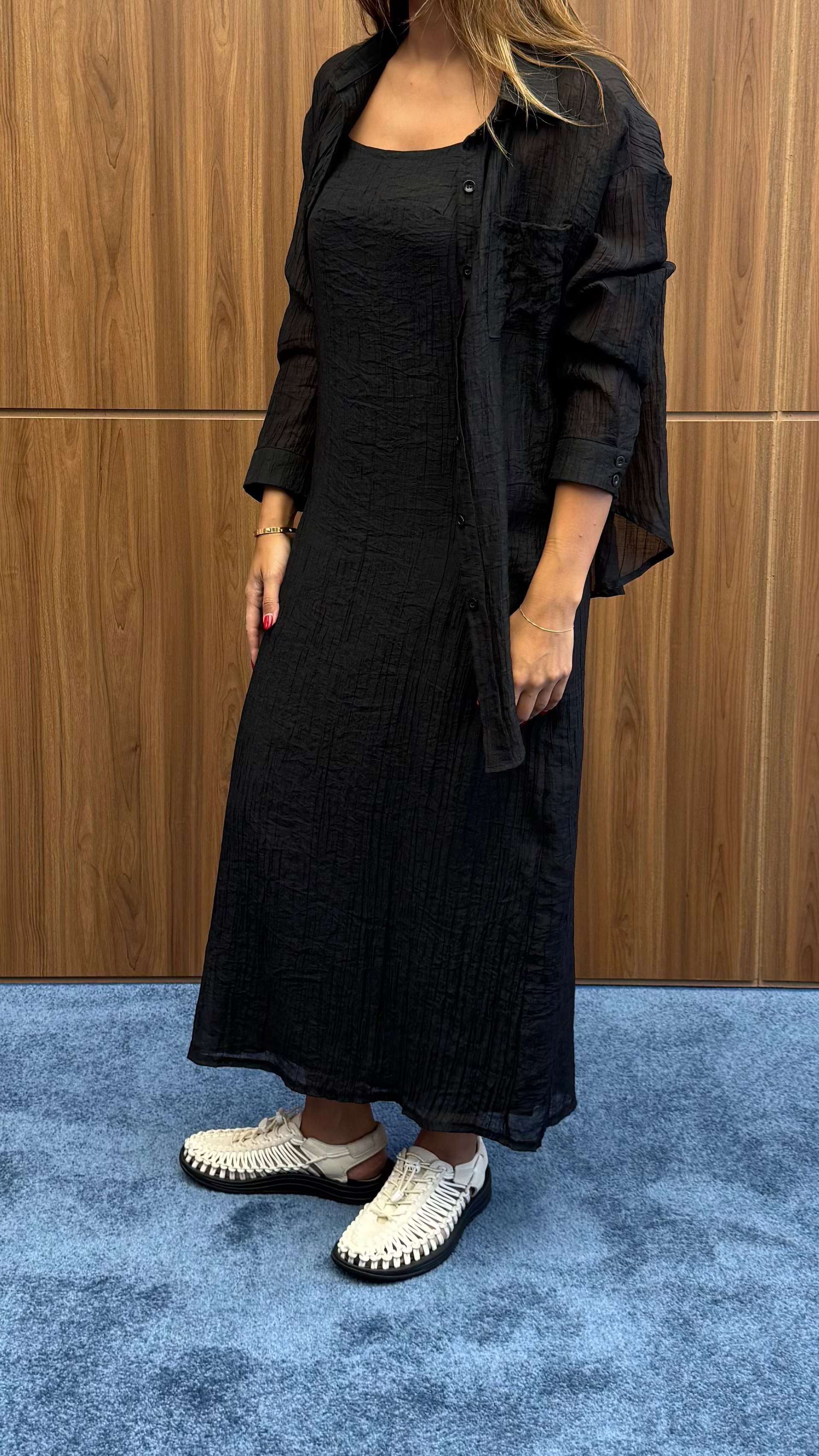LEA SHIRT AND DRESS SET