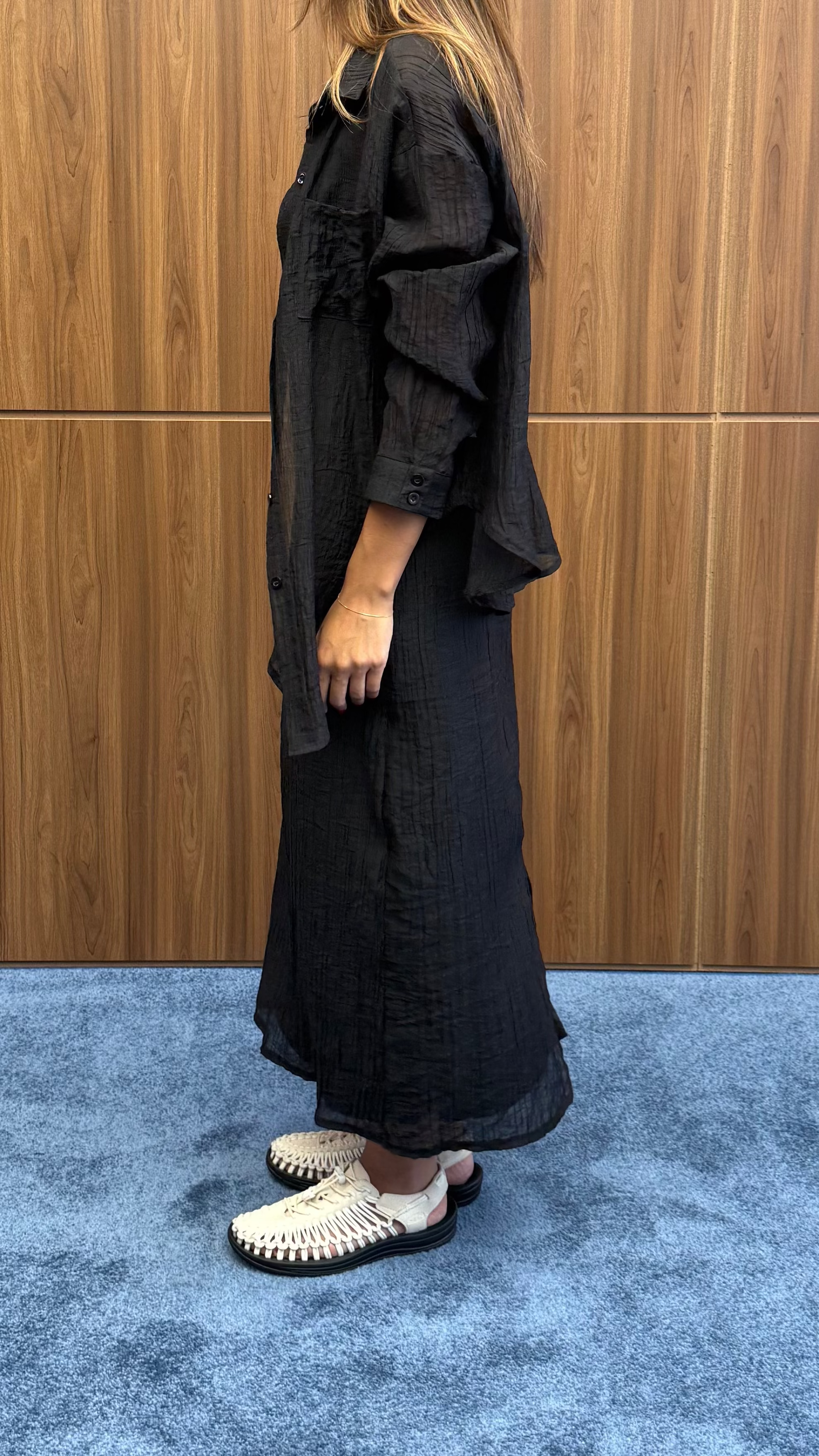 LEA SHIRT AND DRESS SET