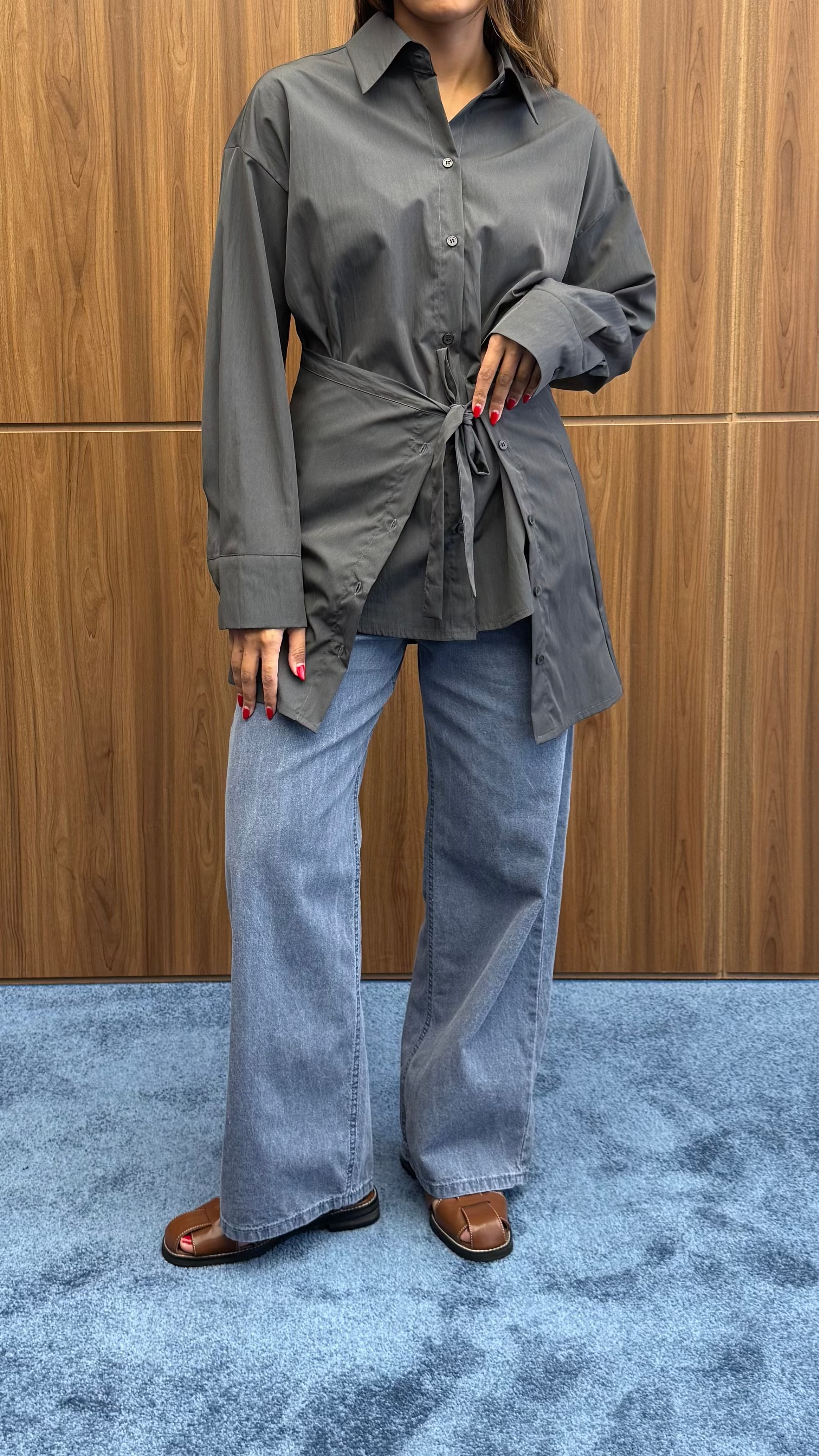 TANYA WRAP SHIRT