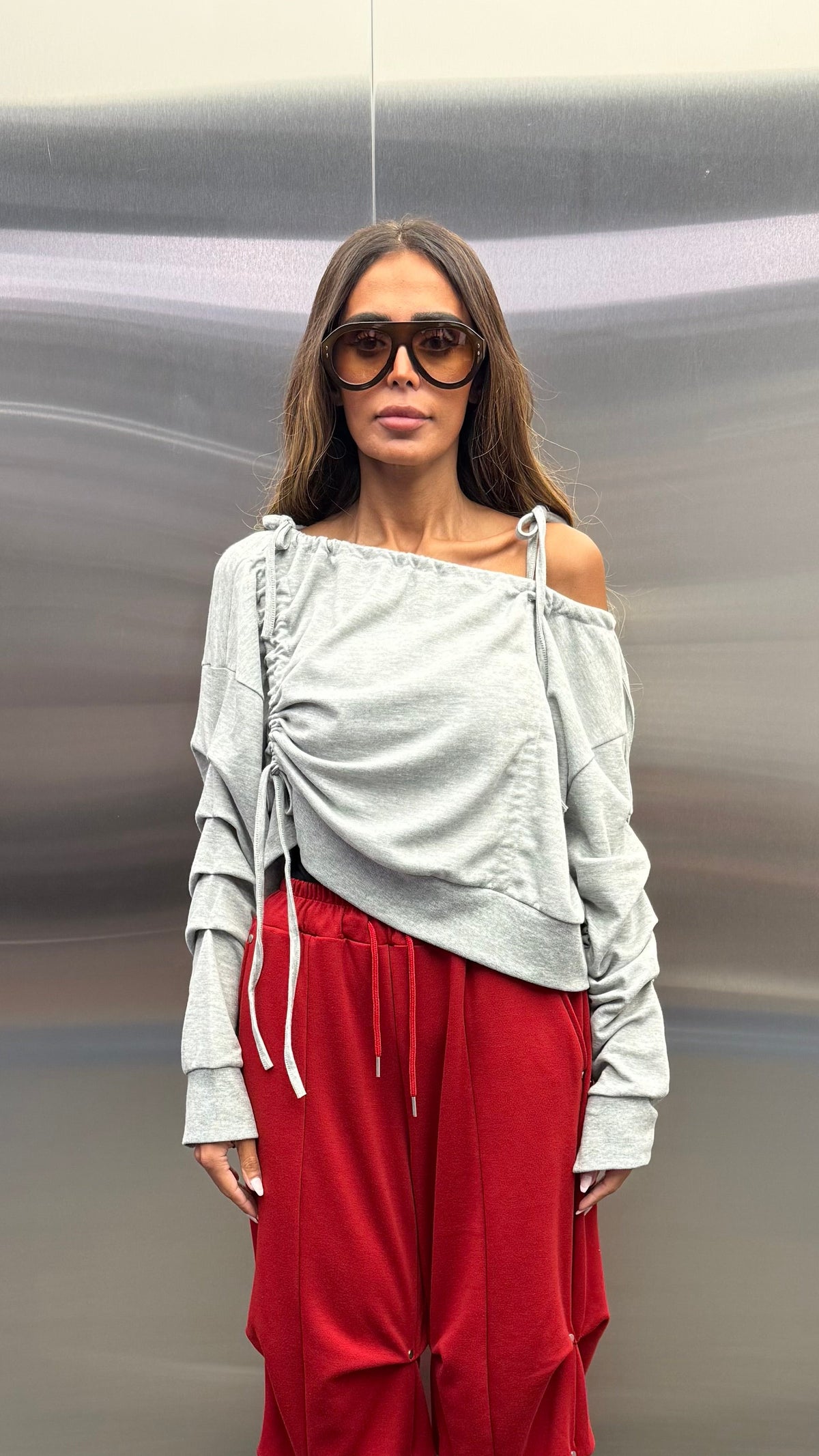 ZURI RUCHED TOP