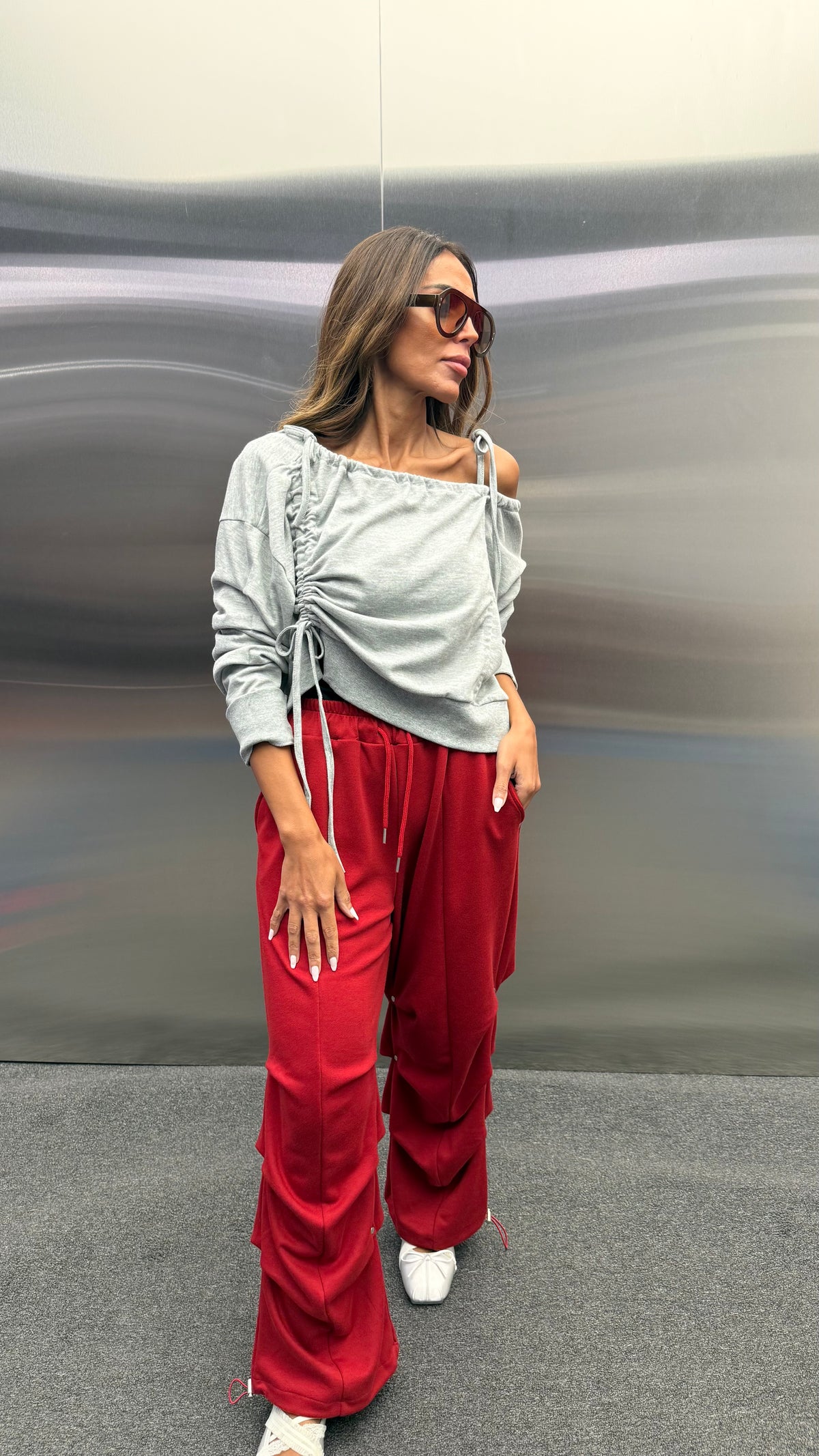 ZURI RUCHED TOP