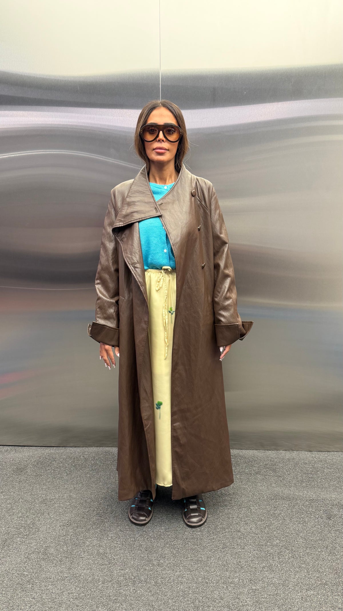 ELVA LEATHER COAT