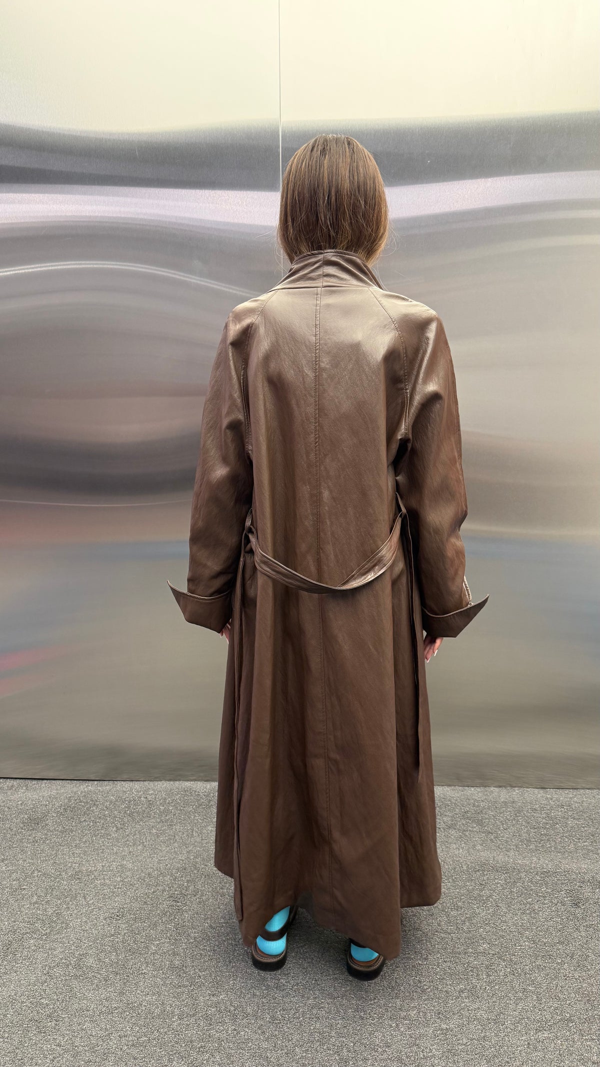 ELVA LEATHER COAT