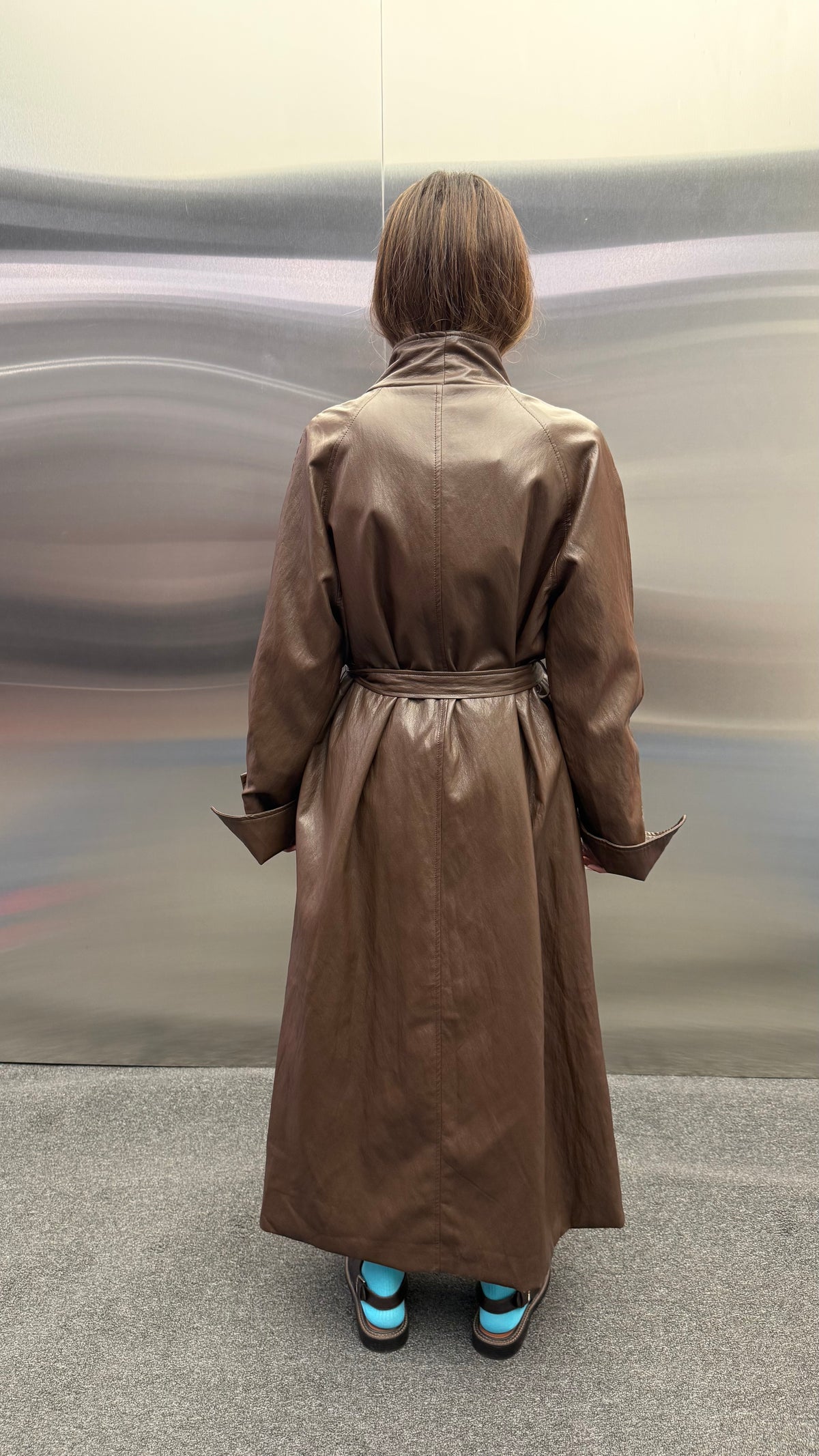 ELVA LEATHER COAT