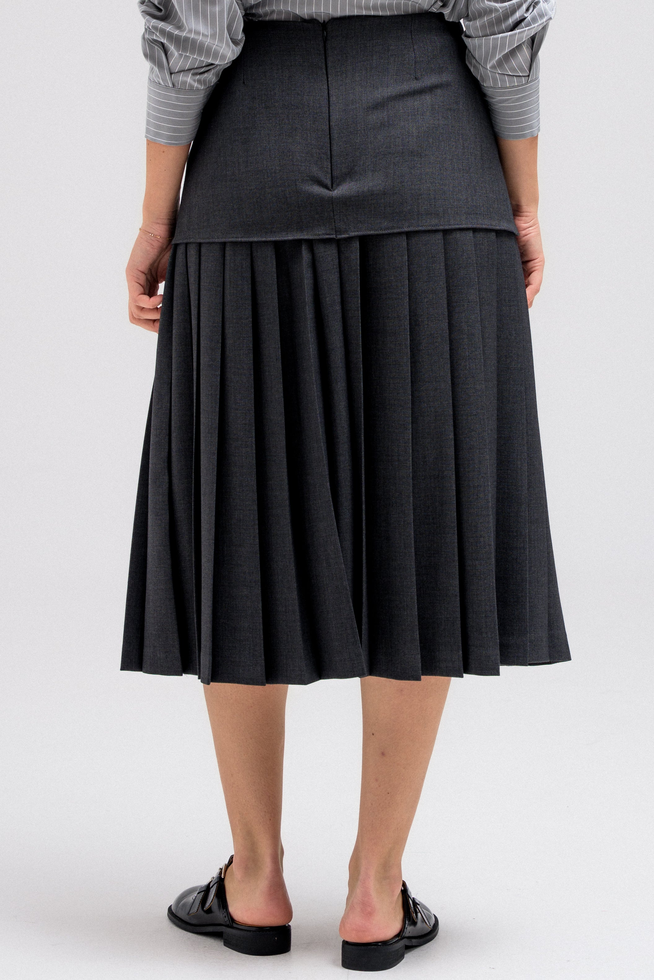 ZELIN PLEATED SKIRT
