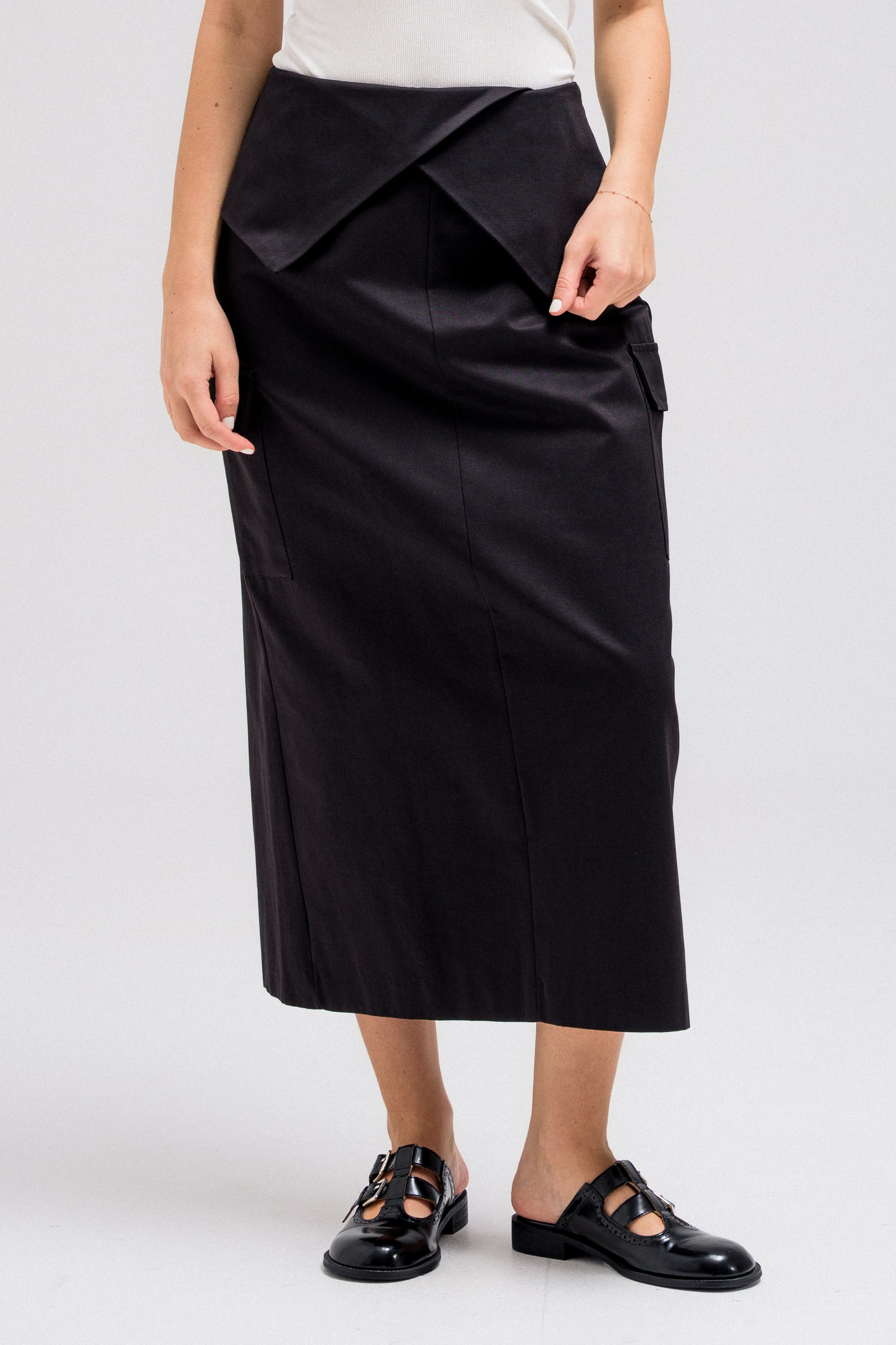 CROSS PANEL SKIRT