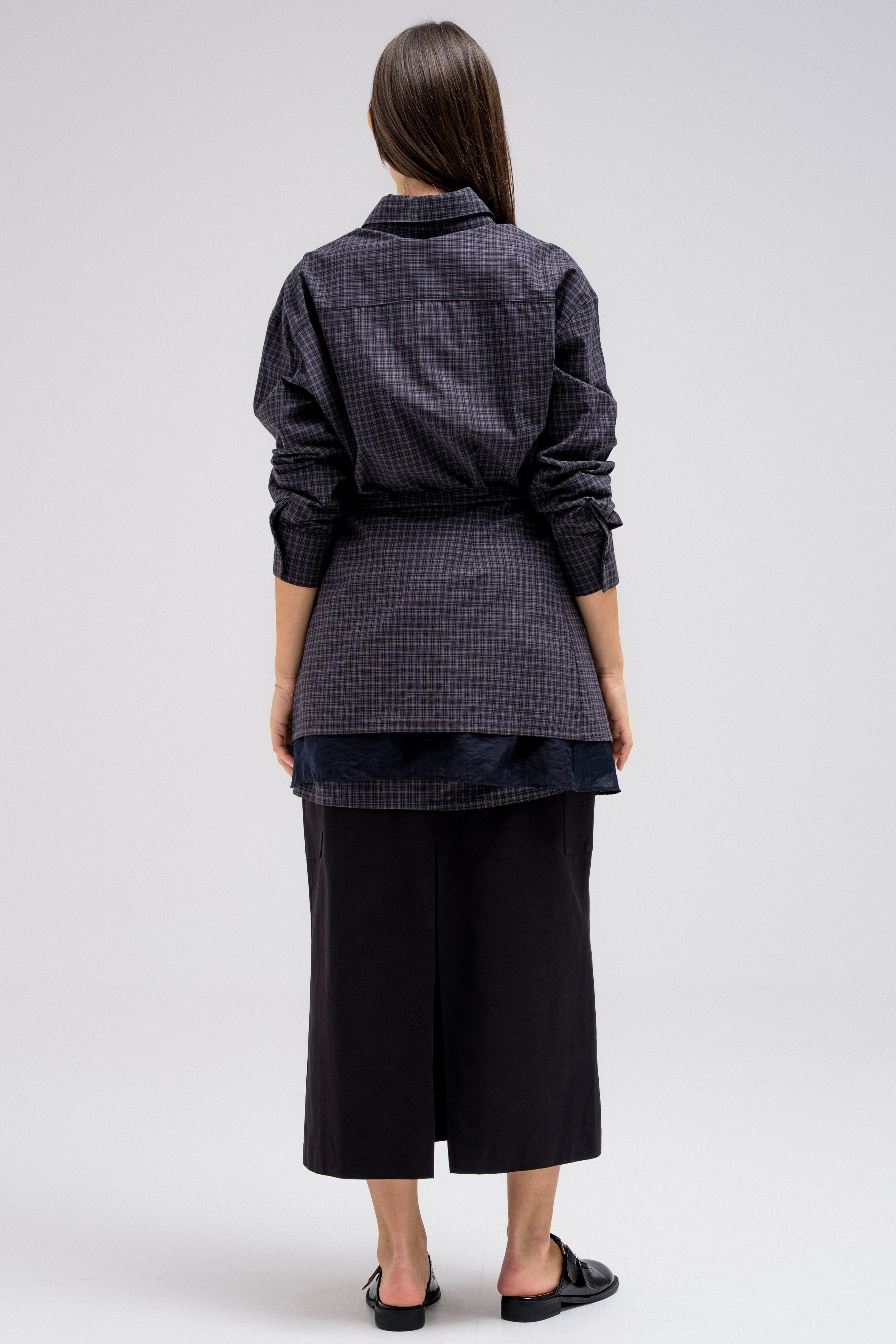 ZAVEN WAIST WRAP SHIRT