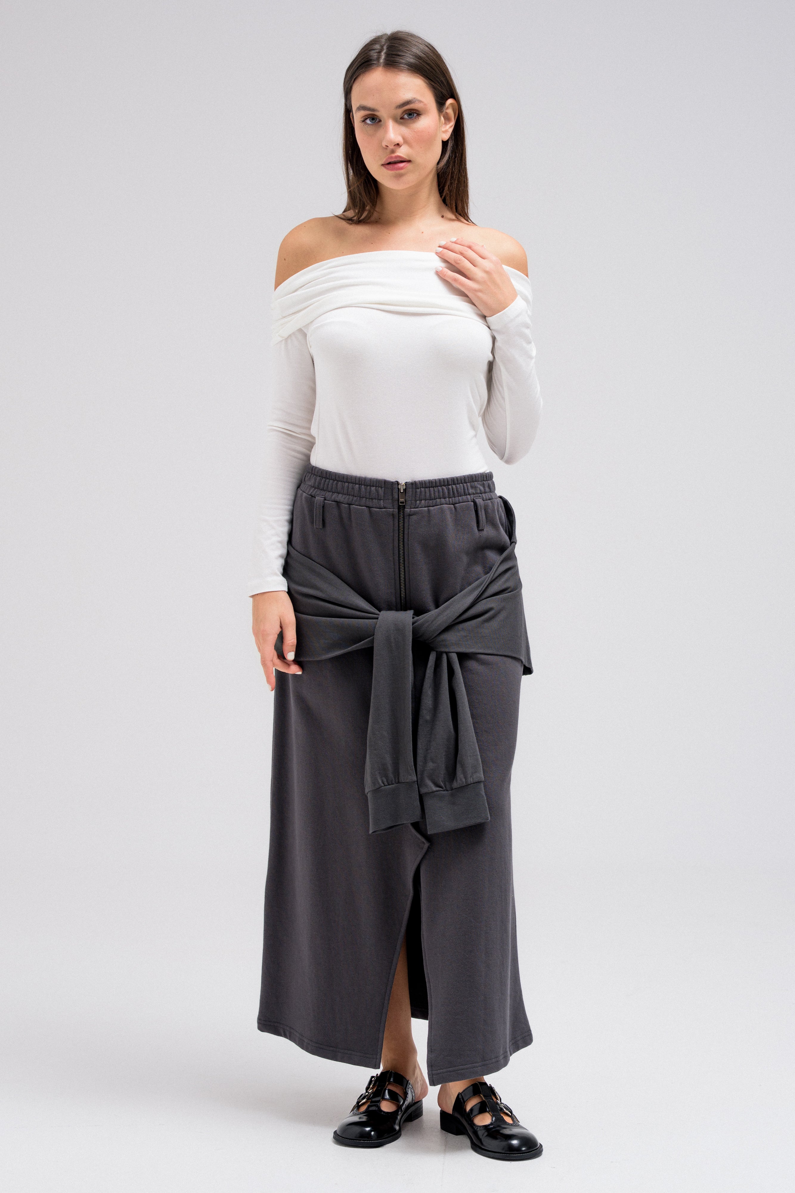 TALA FRONT-TIE SKIRT