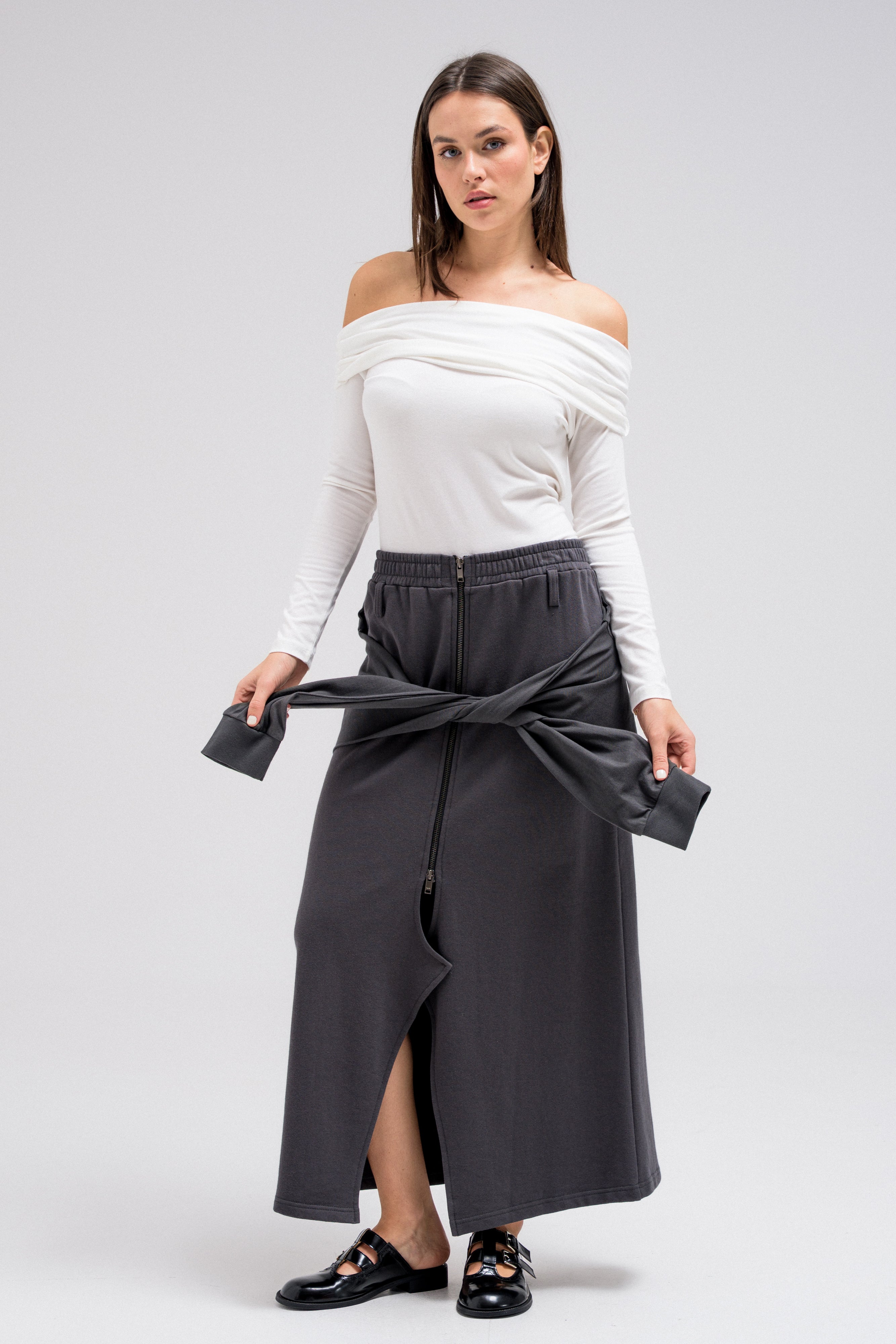 TALA FRONT-TIE SKIRT