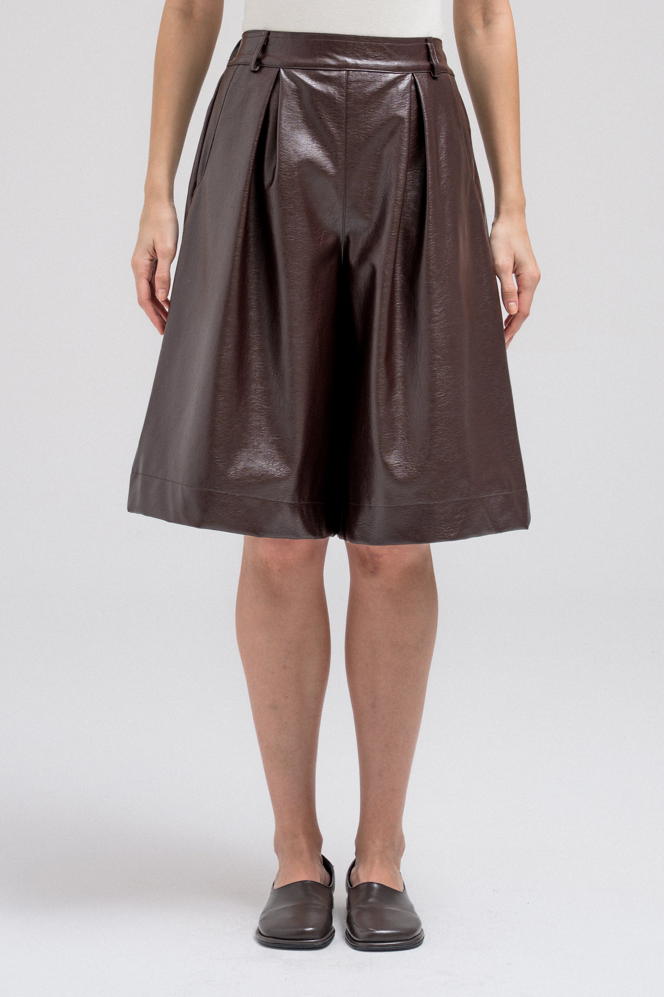 ASHER LEATHER SHORTS