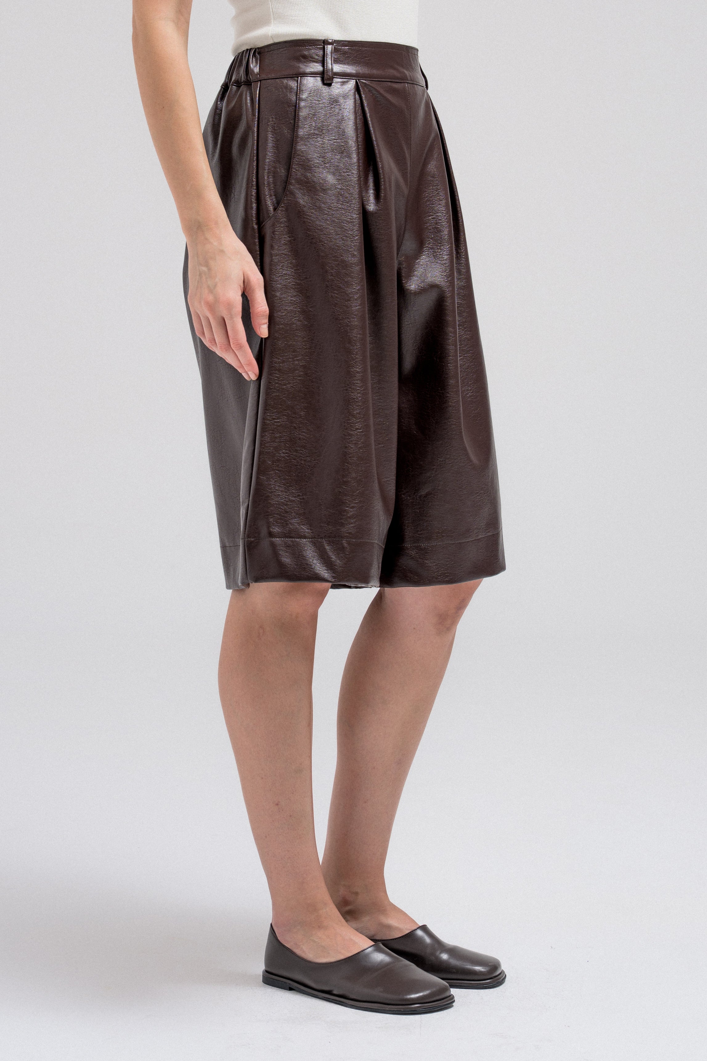 ASHER LEATHER SHORTS