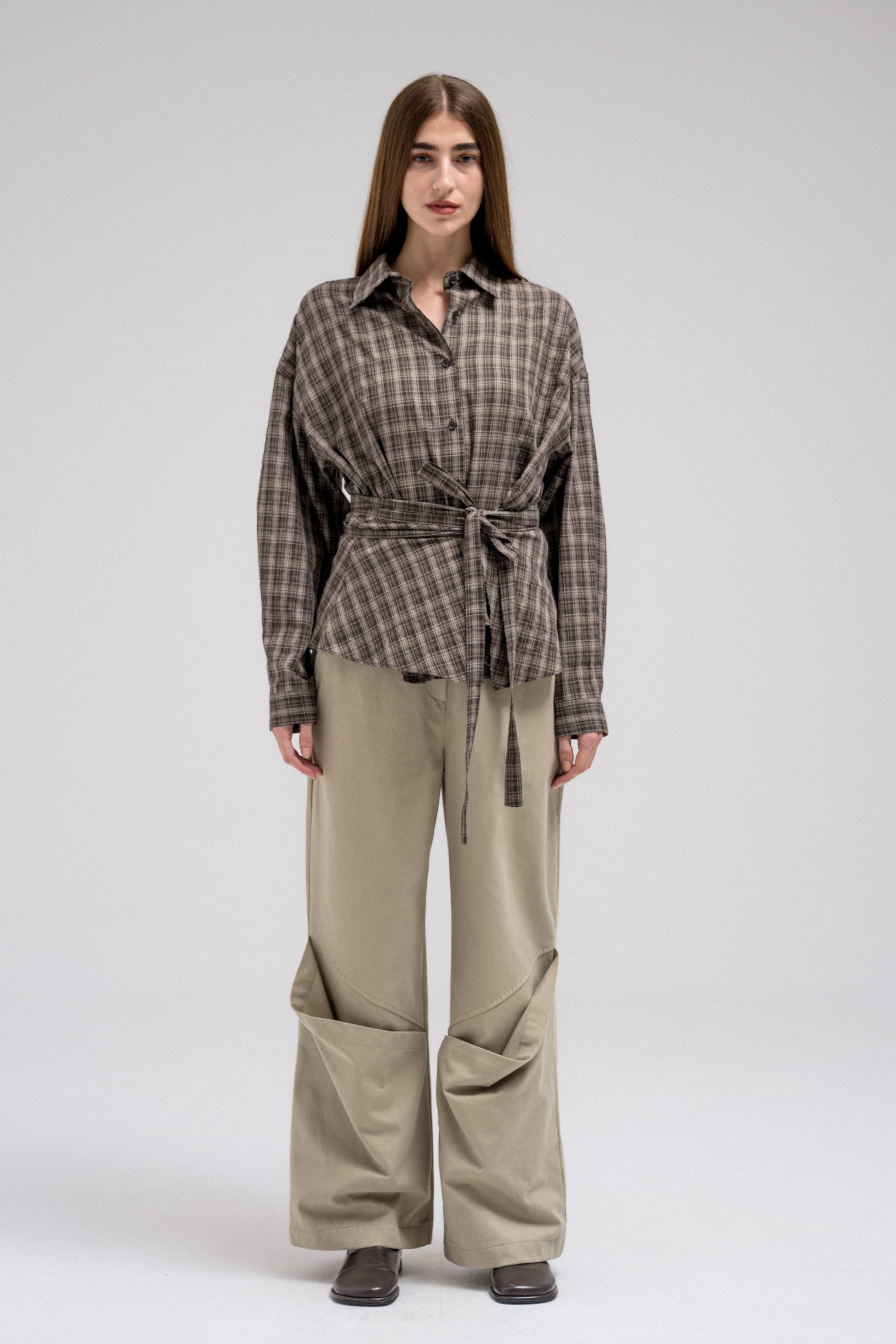 ANNA CHECKERED SHIRT