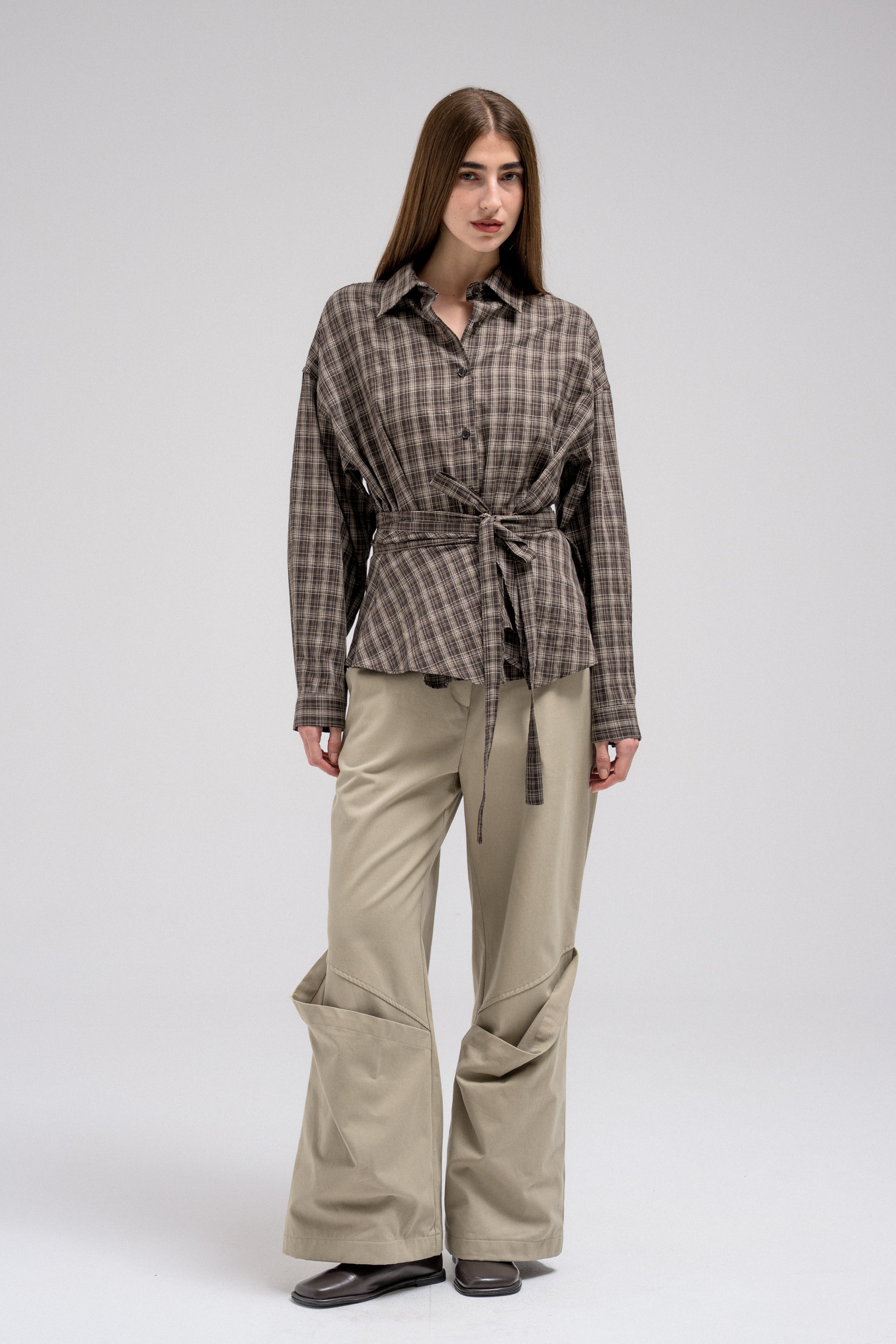 ANNA CHECKERED SHIRT