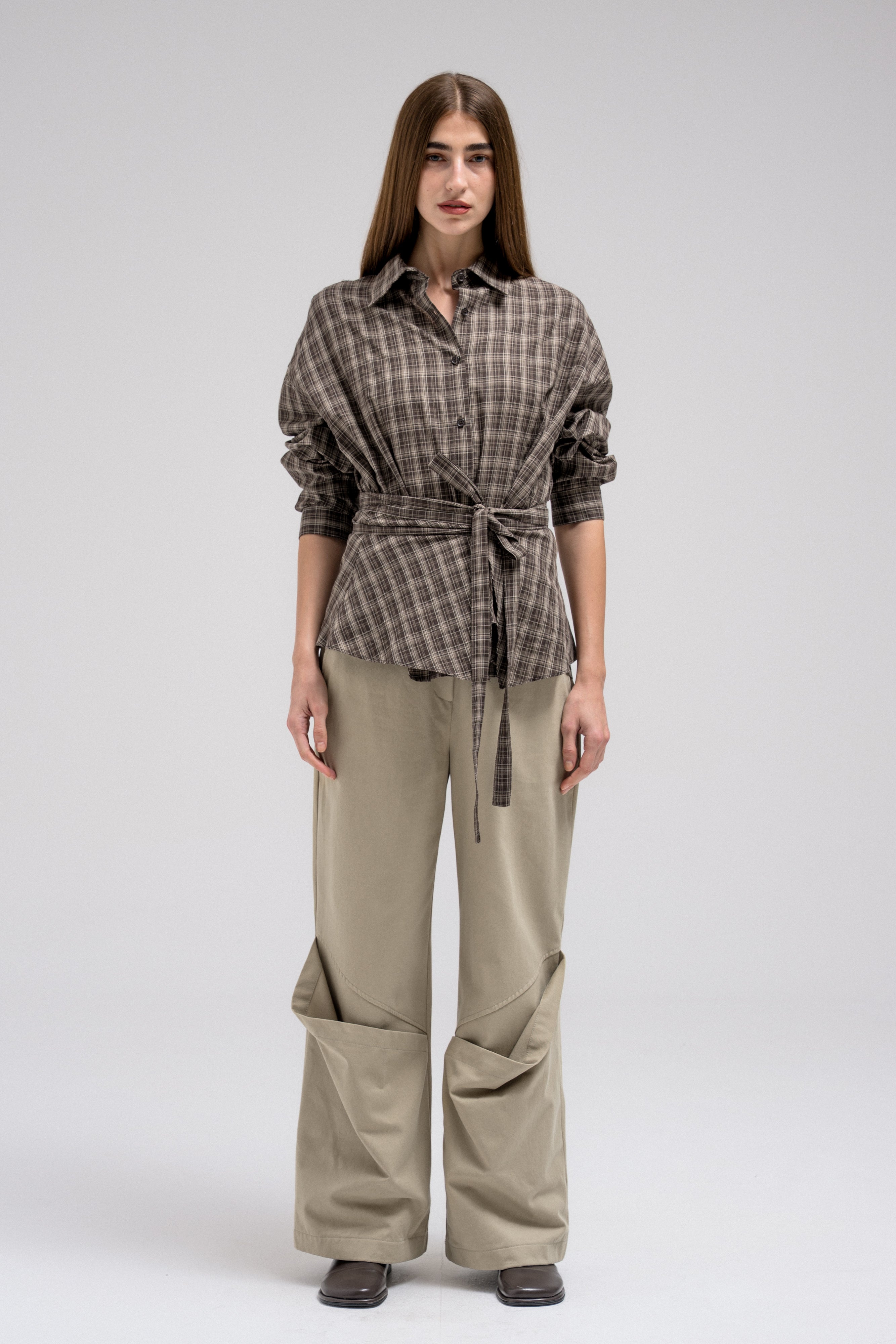 ANNA CHECKERED SHIRT