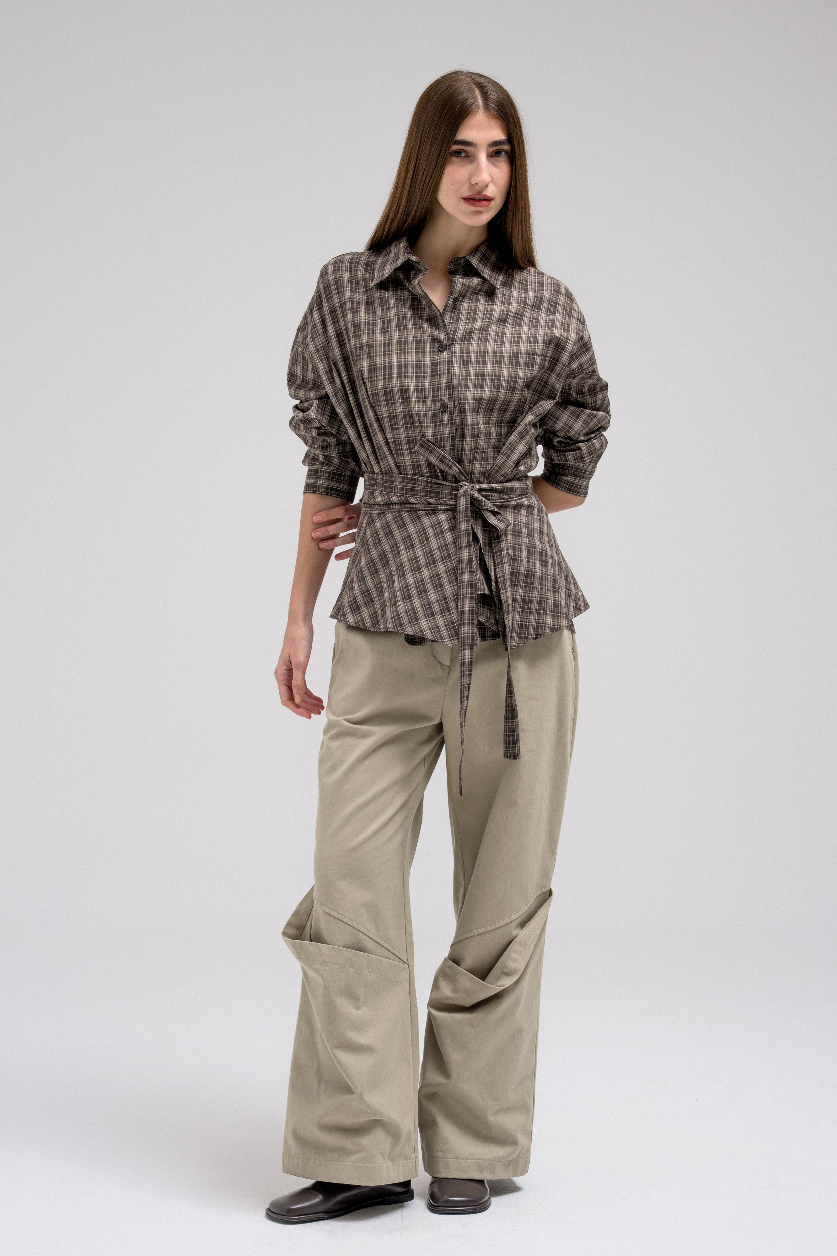 ANNA CHECKERED SHIRT