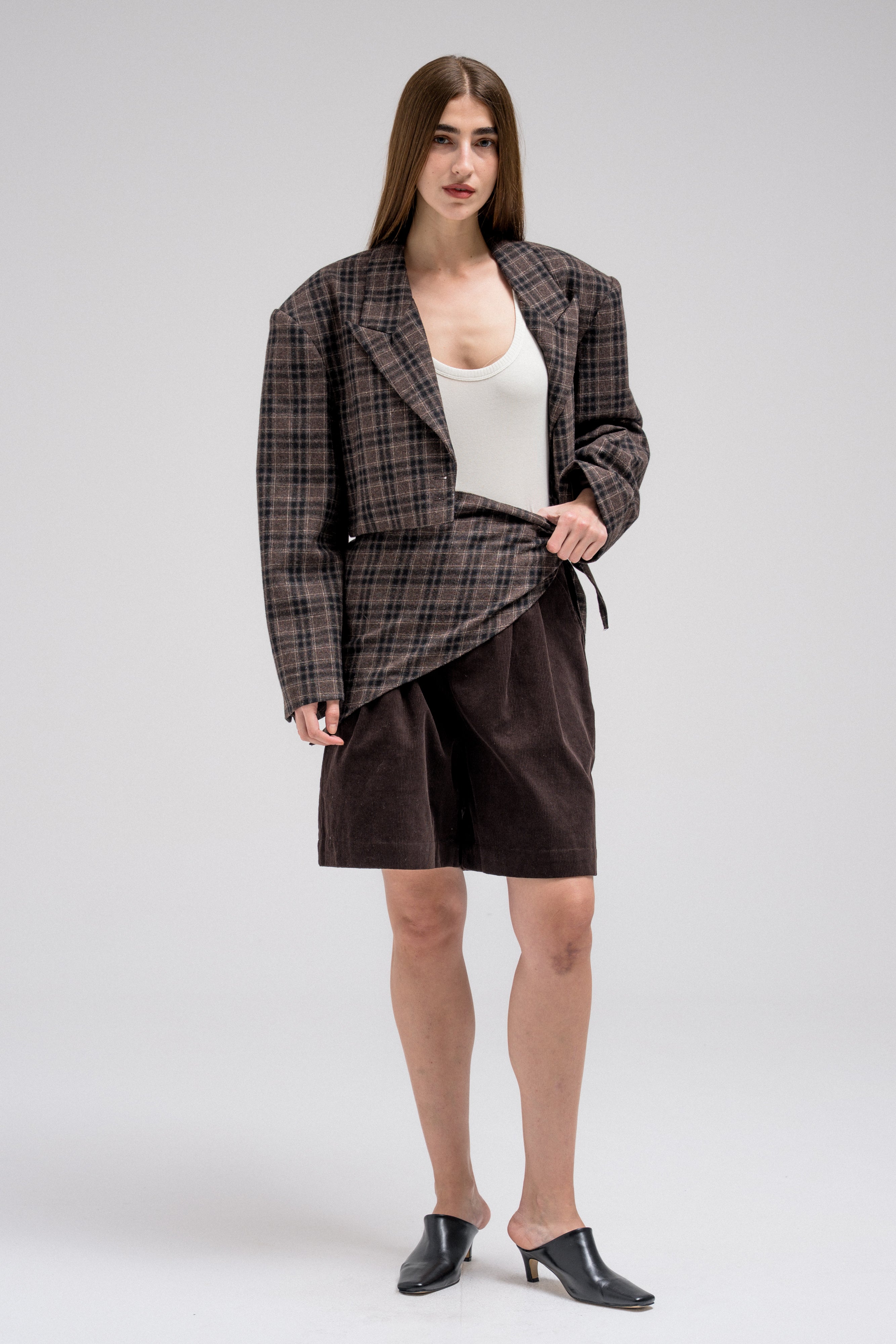 DALINE PLAID BLAZER