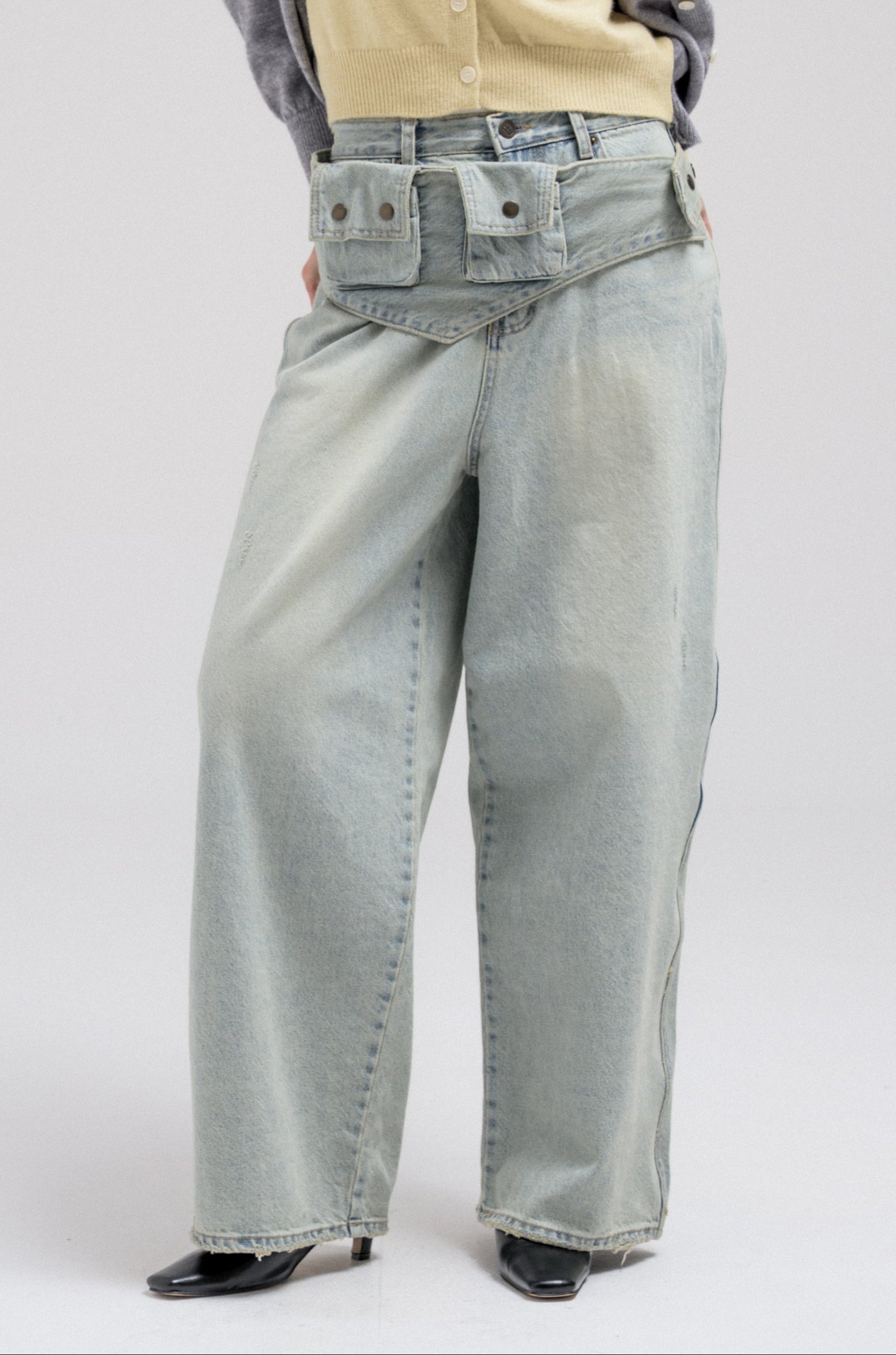 ZANE BELTED JEAN