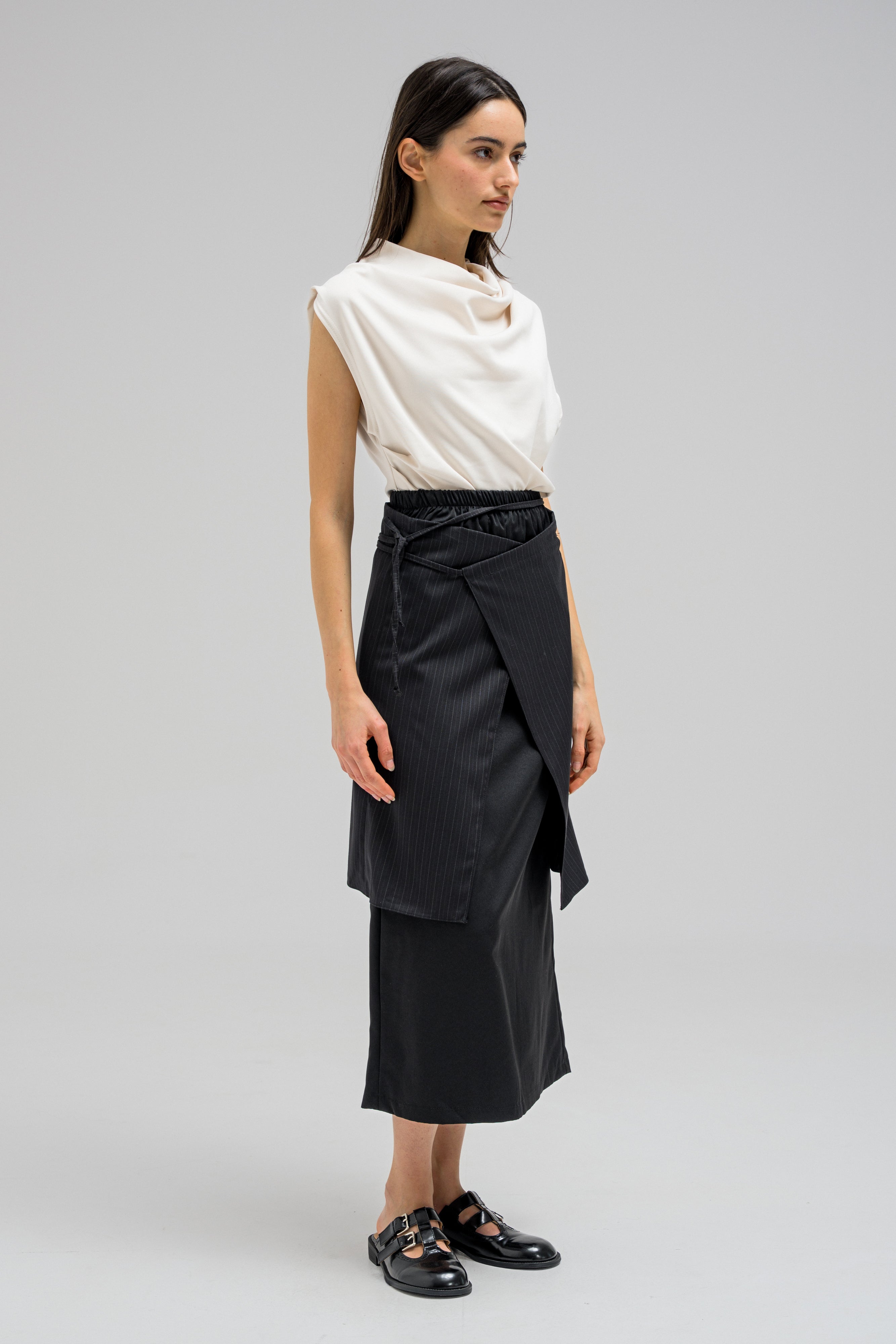 CROSS LAYERED SKIRT