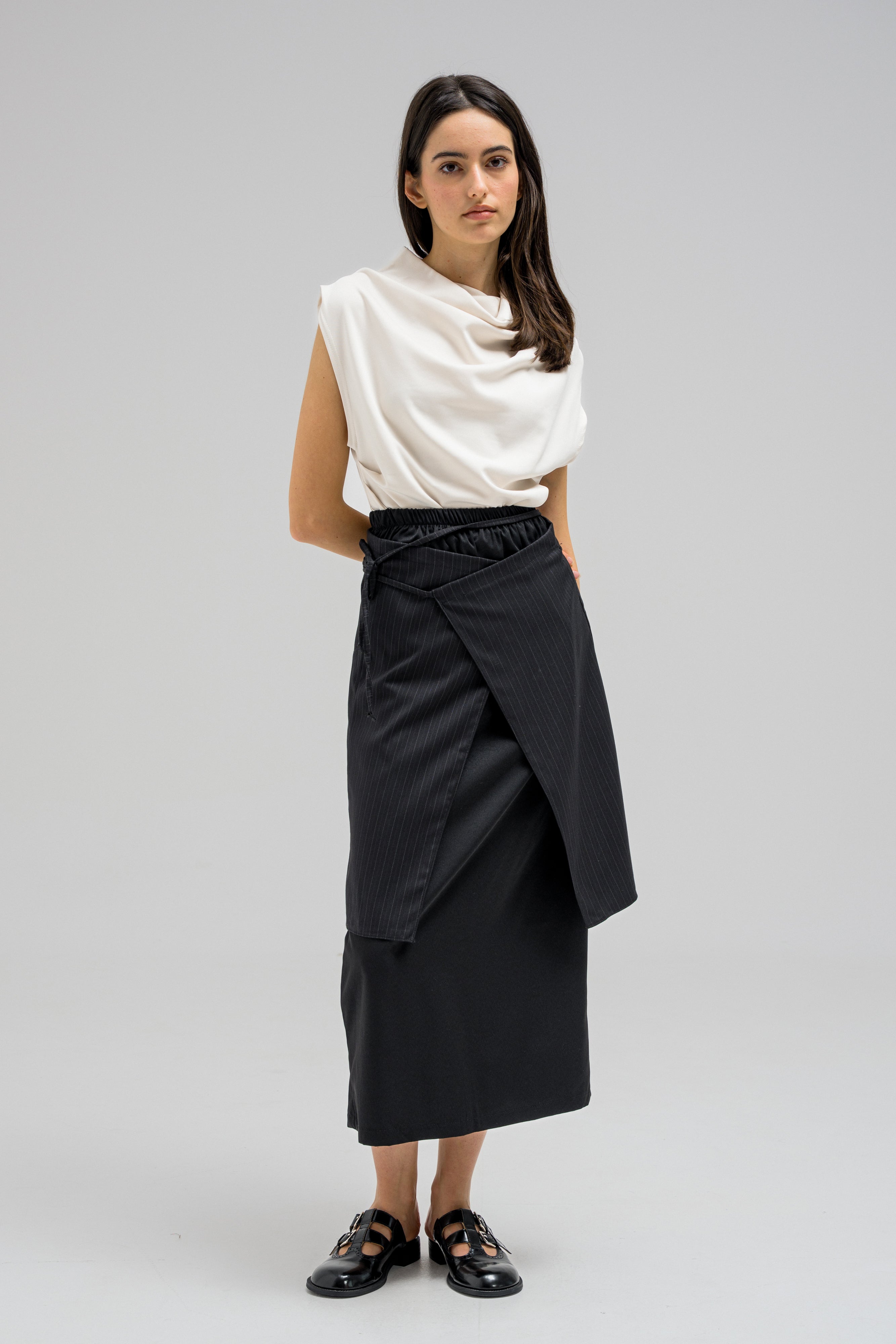CROSS LAYERED SKIRT