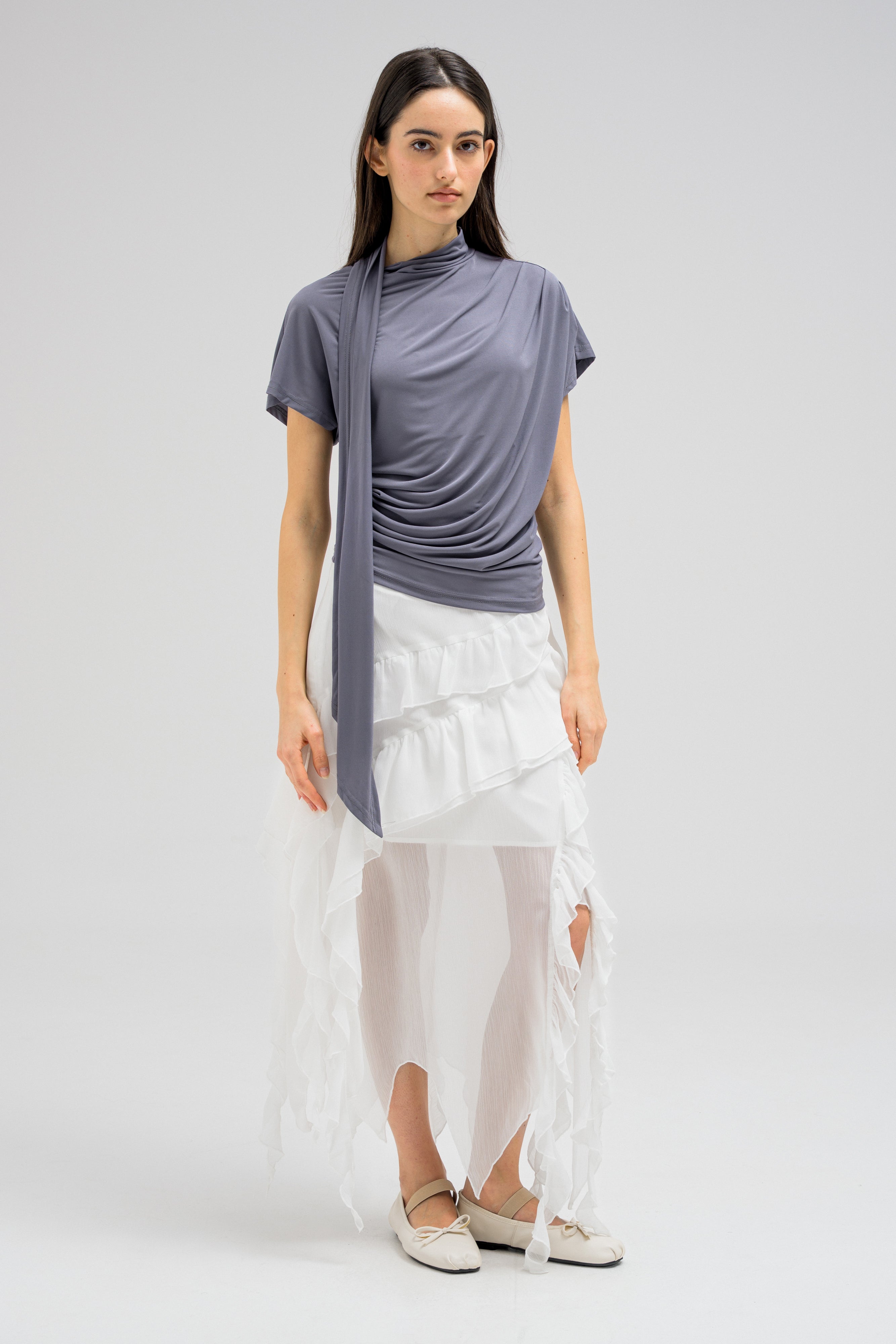 TWIST SCARF TOP