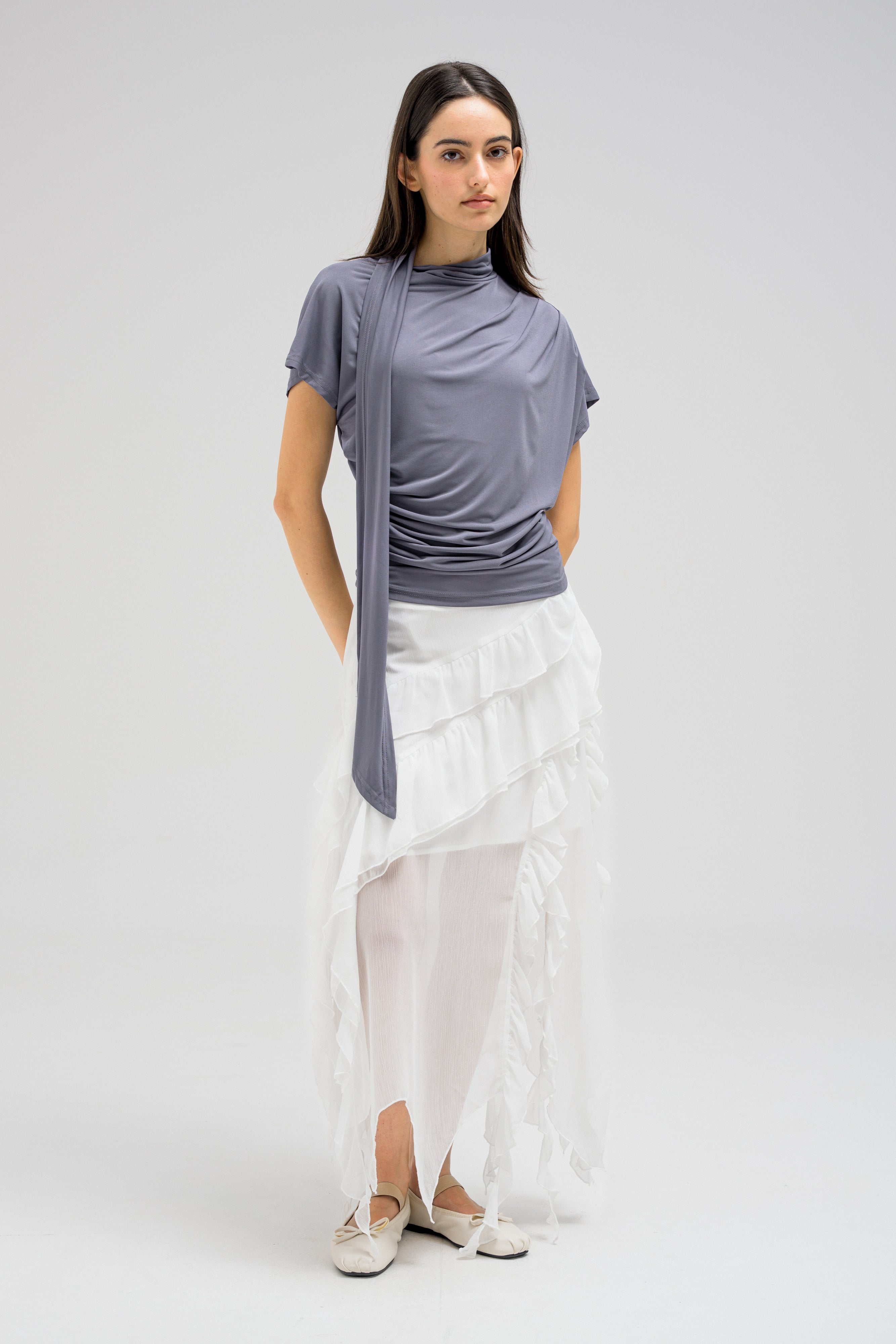 TWIST SCARF TOP