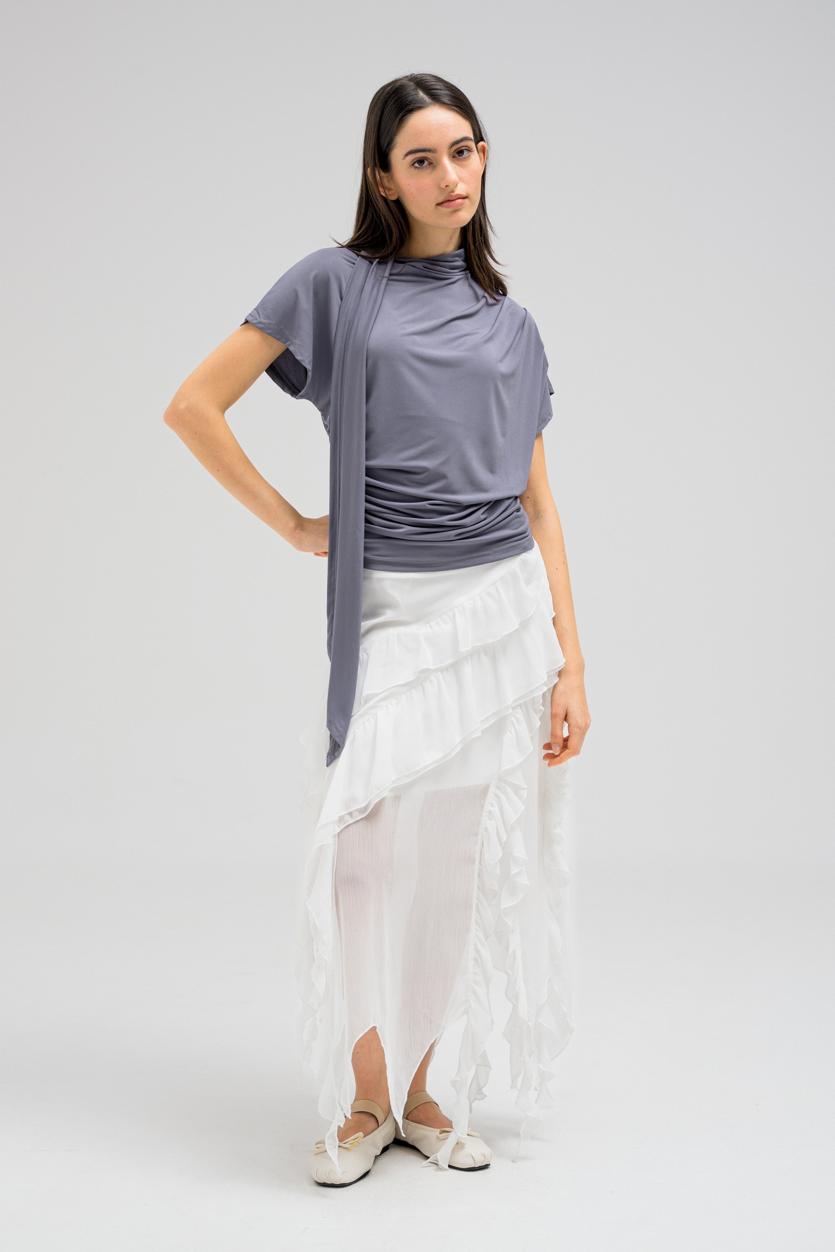 TWIST SCARF TOP