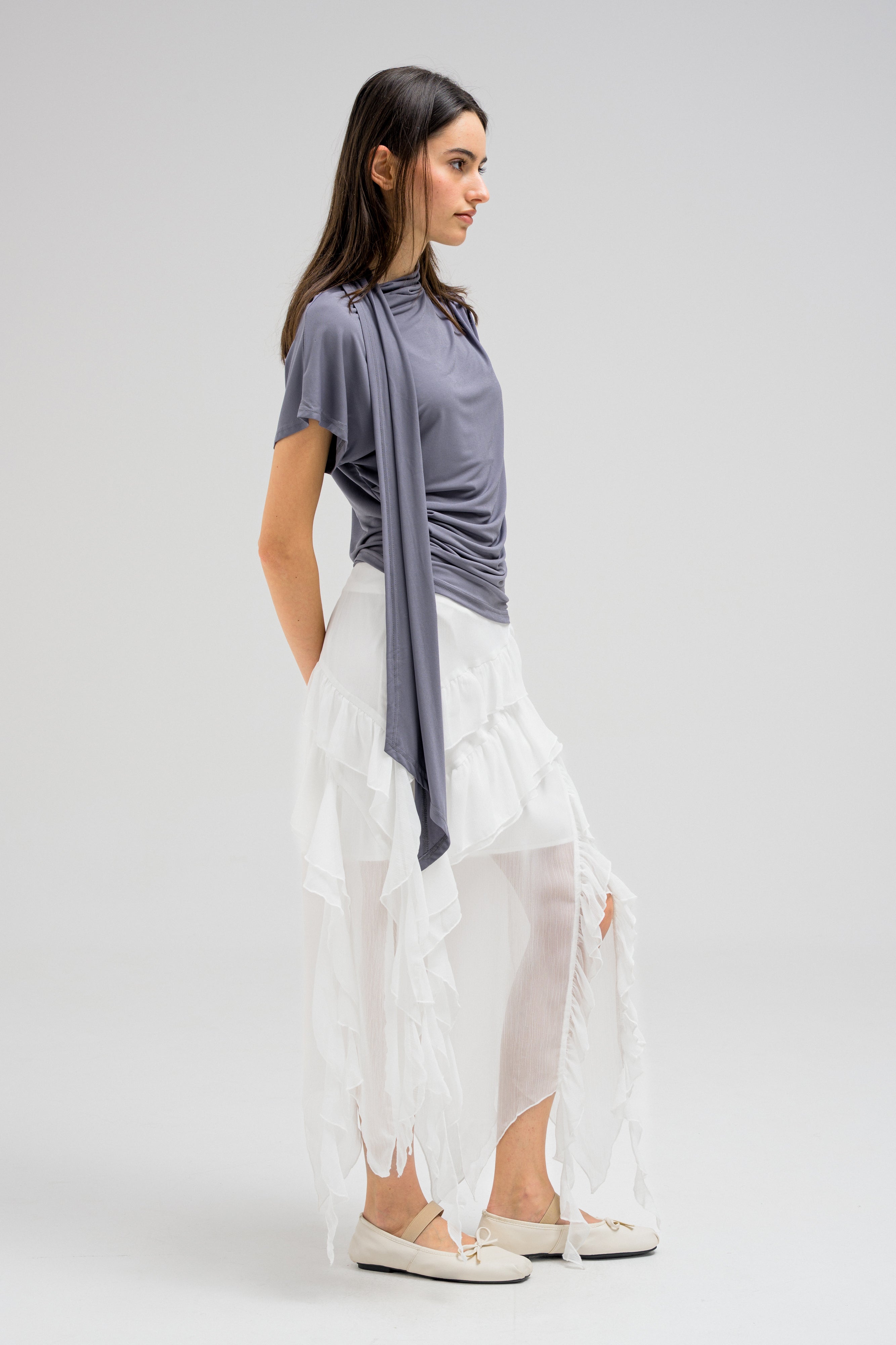 TWIST SCARF TOP