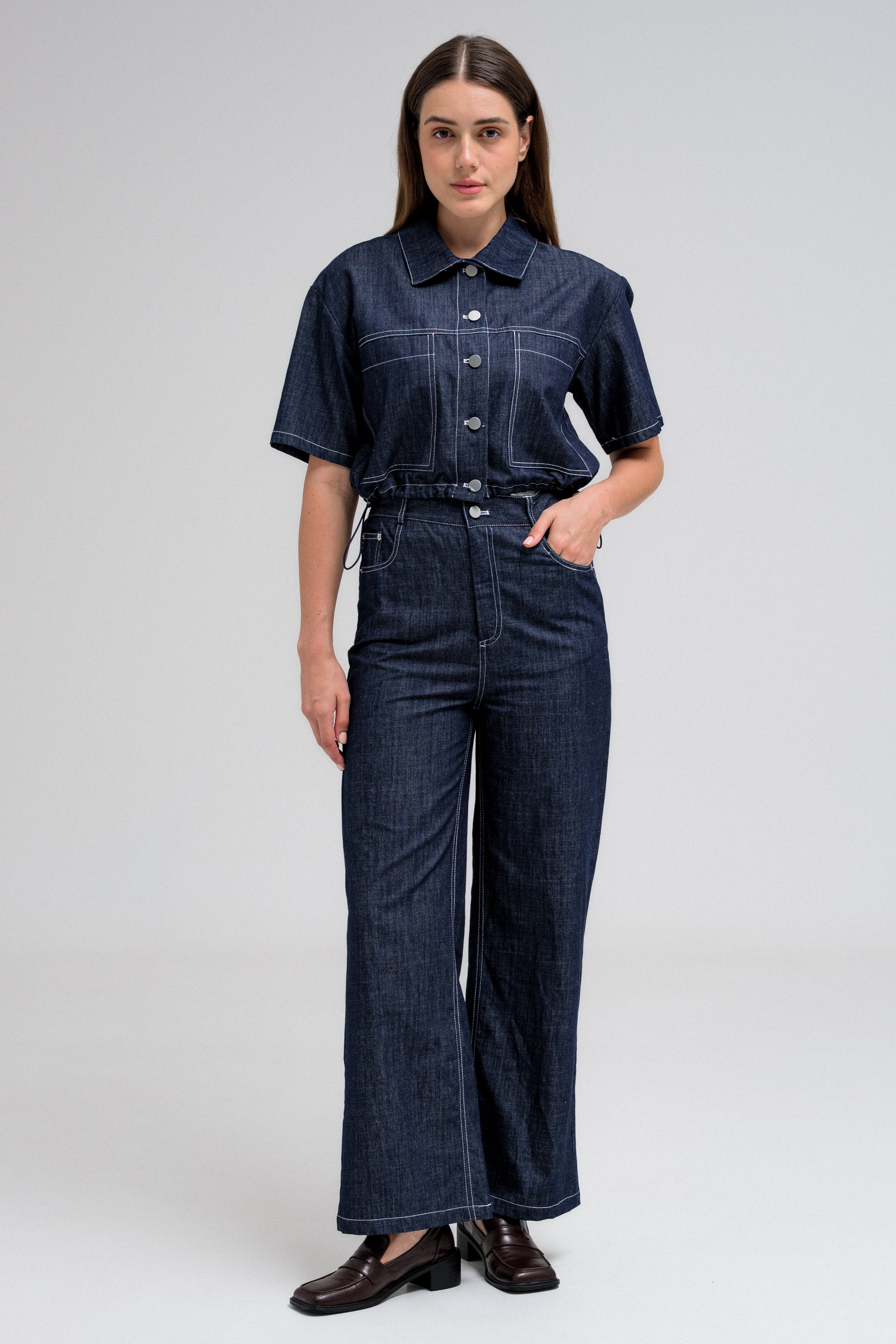 NEMMA DARK DENIM SET