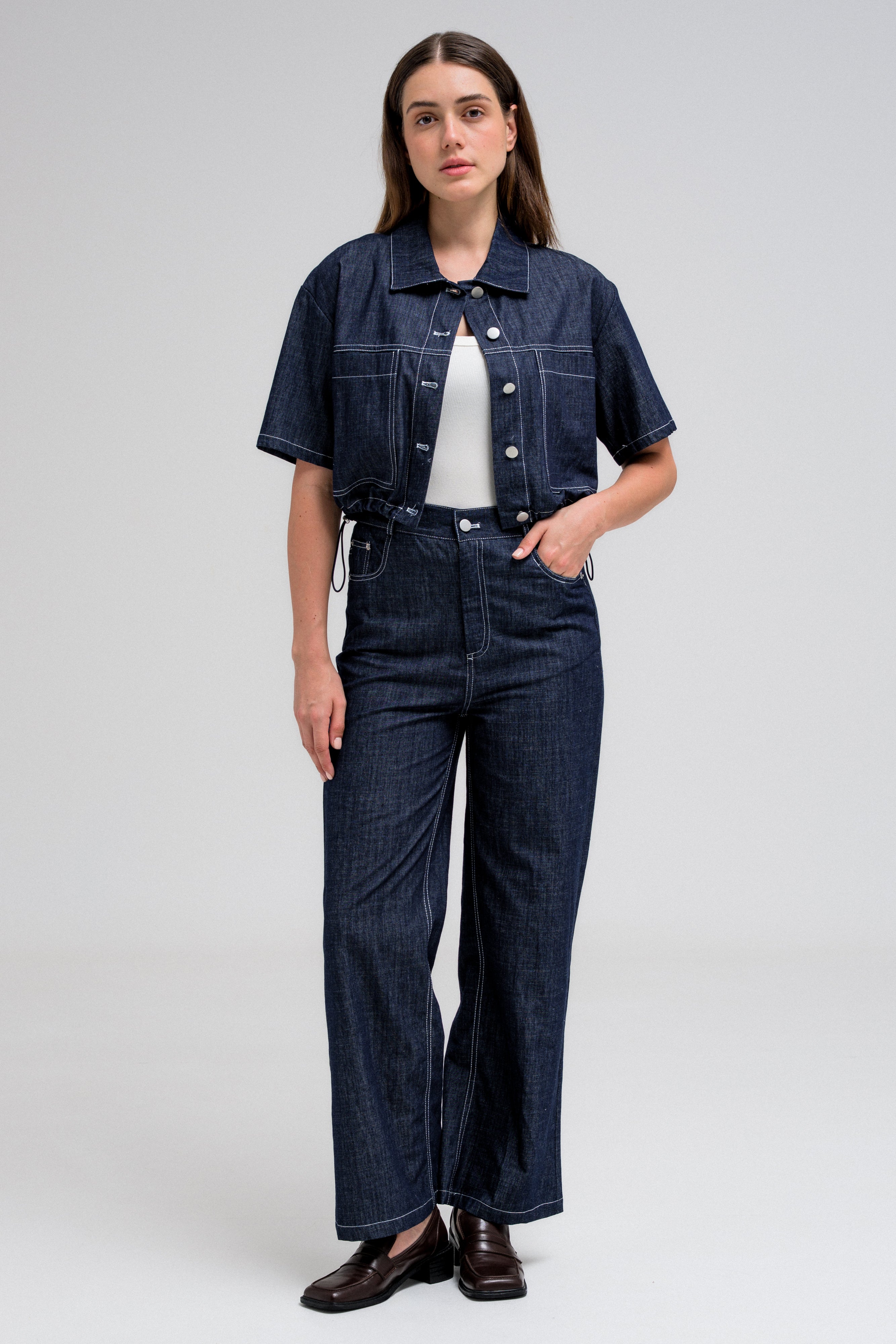 NEMMA DARK DENIM SET