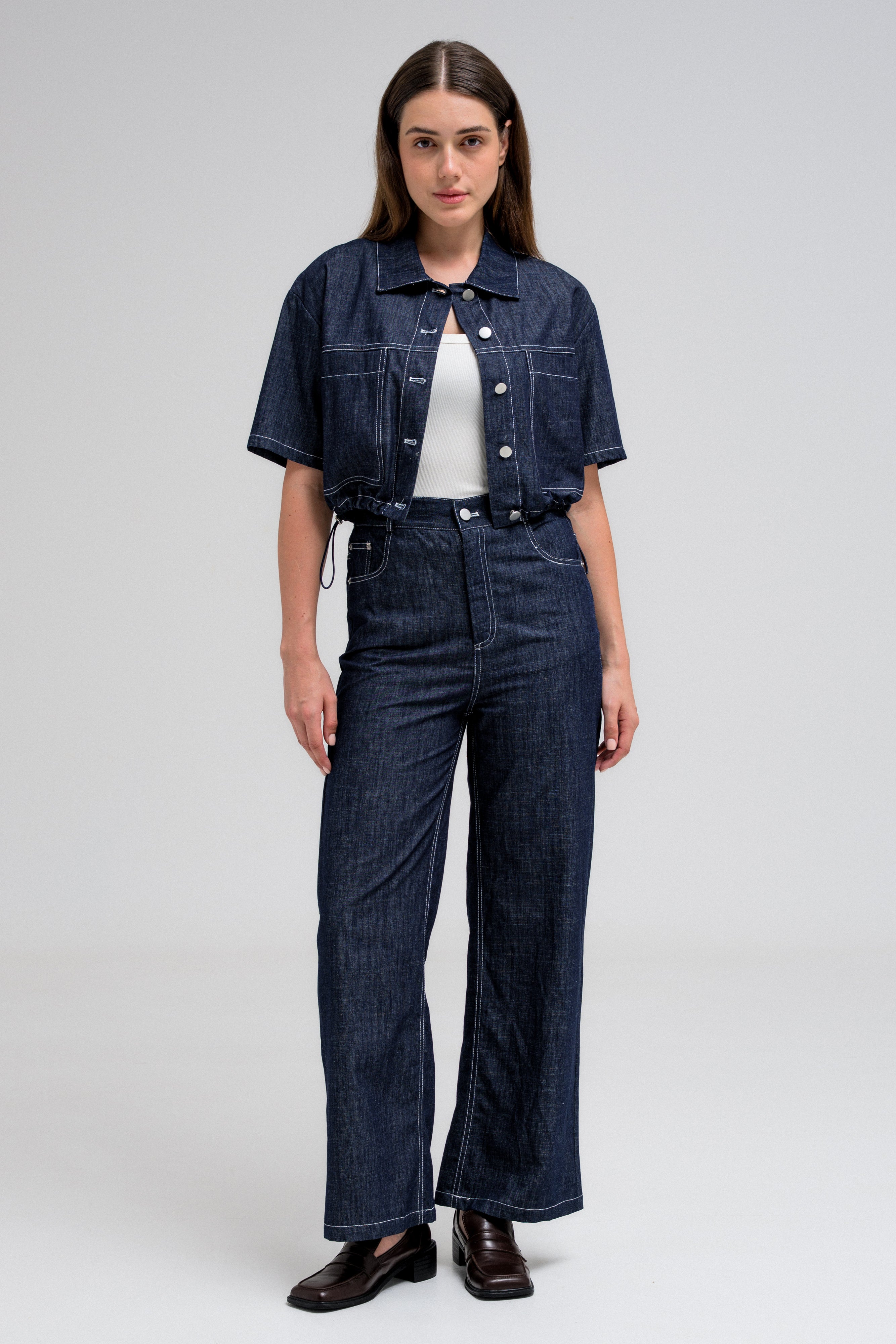 NEMMA DARK DENIM SET
