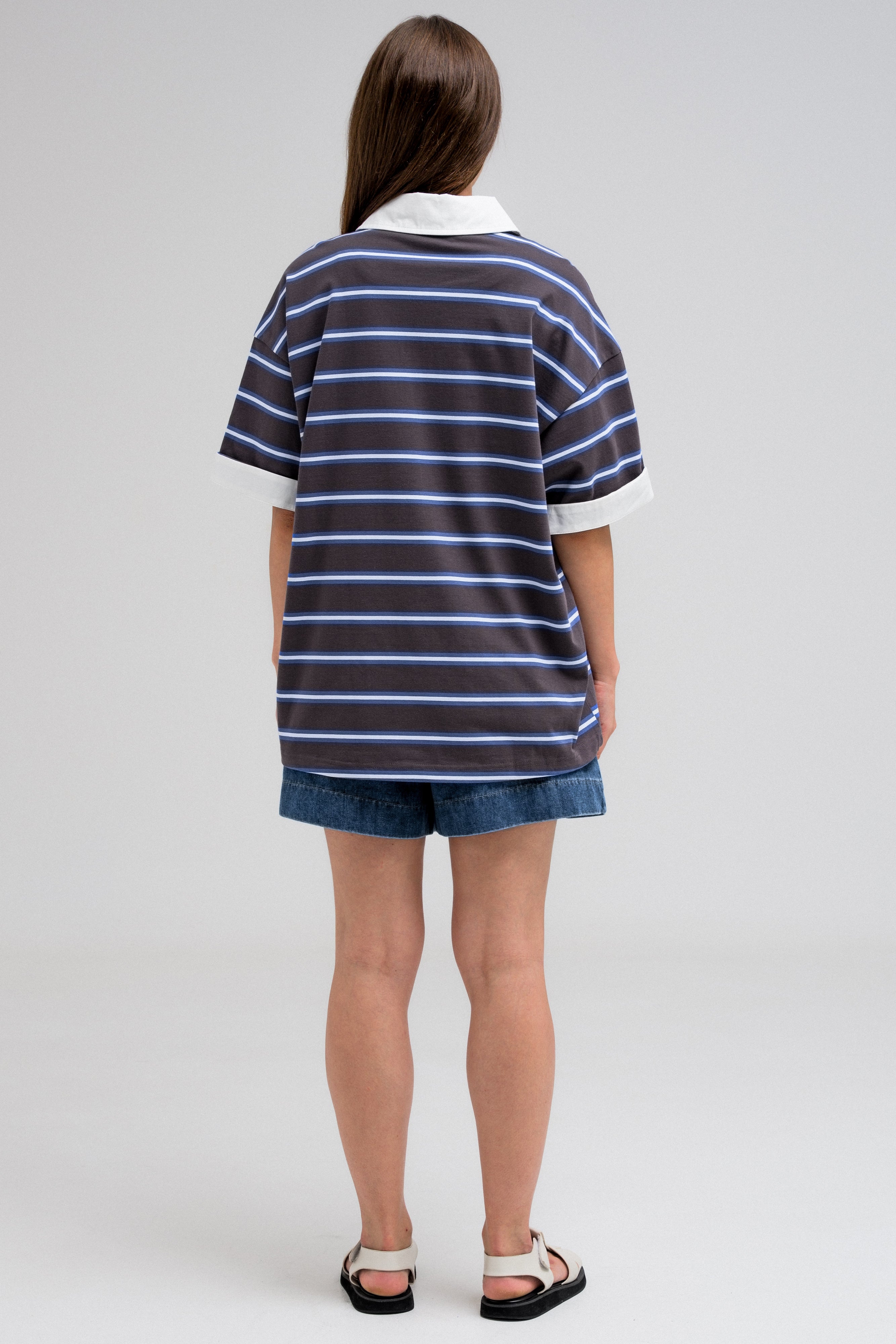 RYDER CONTRAST STRIPE POLO