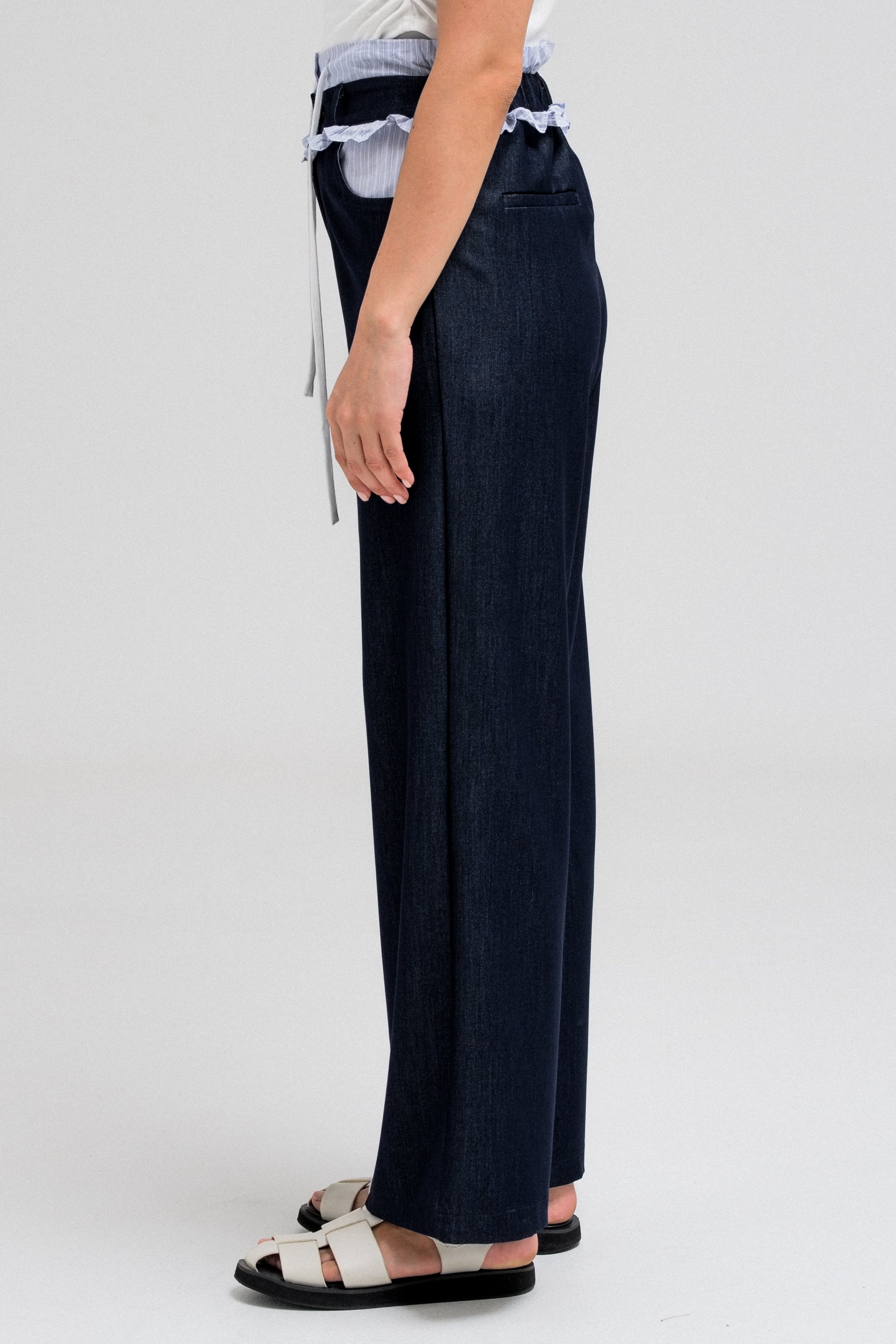TALIA A PANEL DENIM PANTS