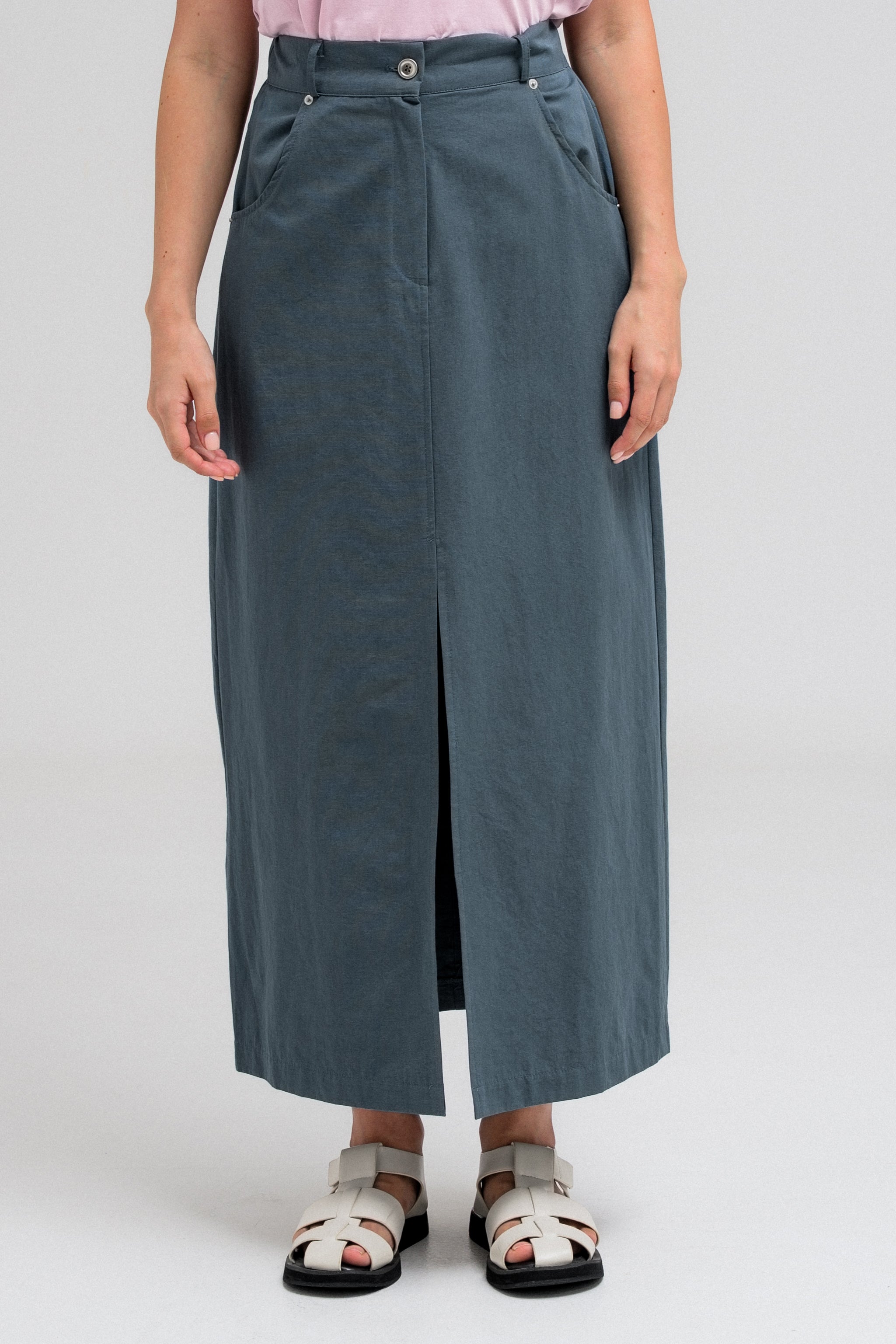 NELIA FRONT SLIT SKIRT