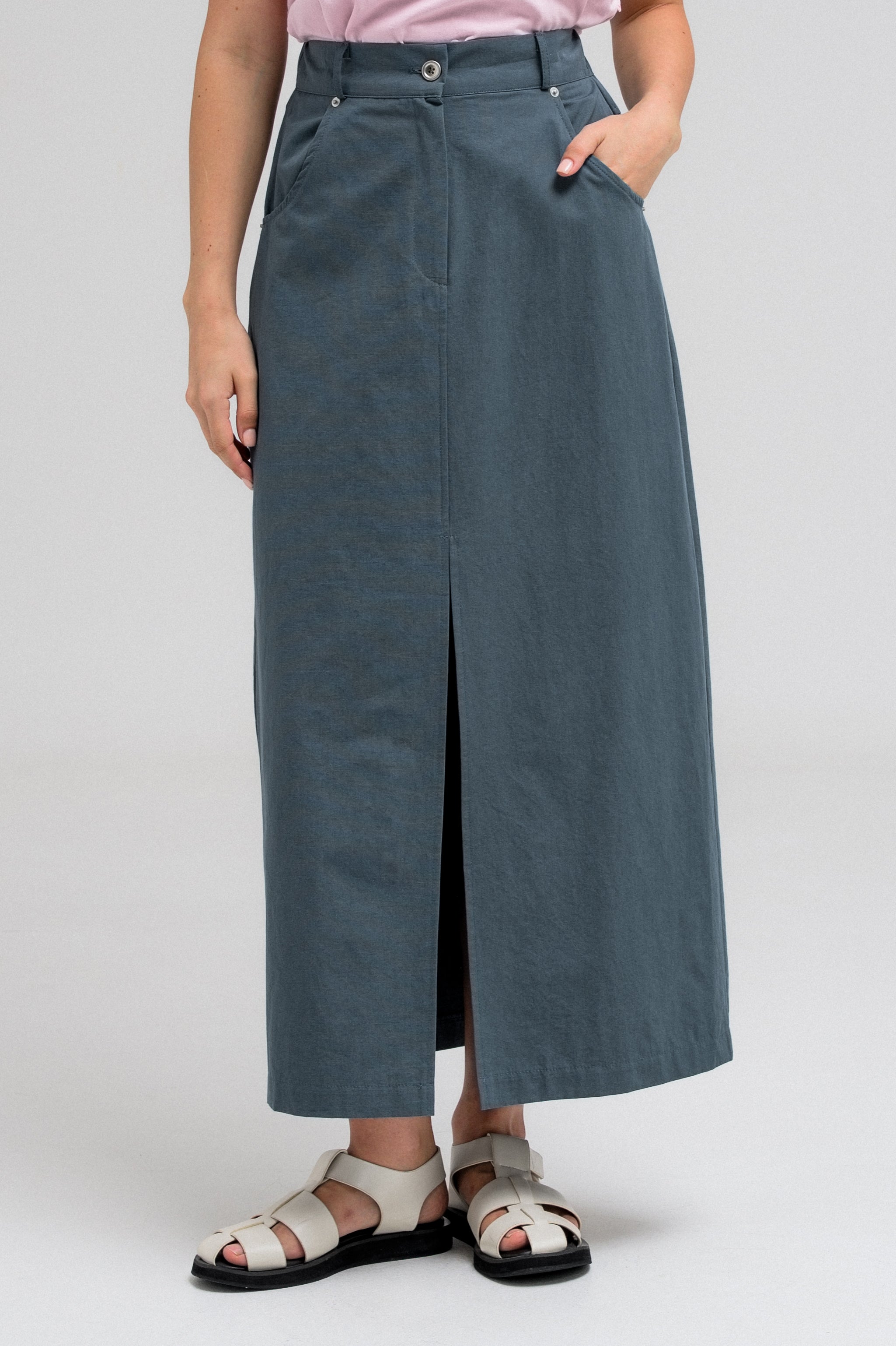 NELIA FRONT SLIT SKIRT