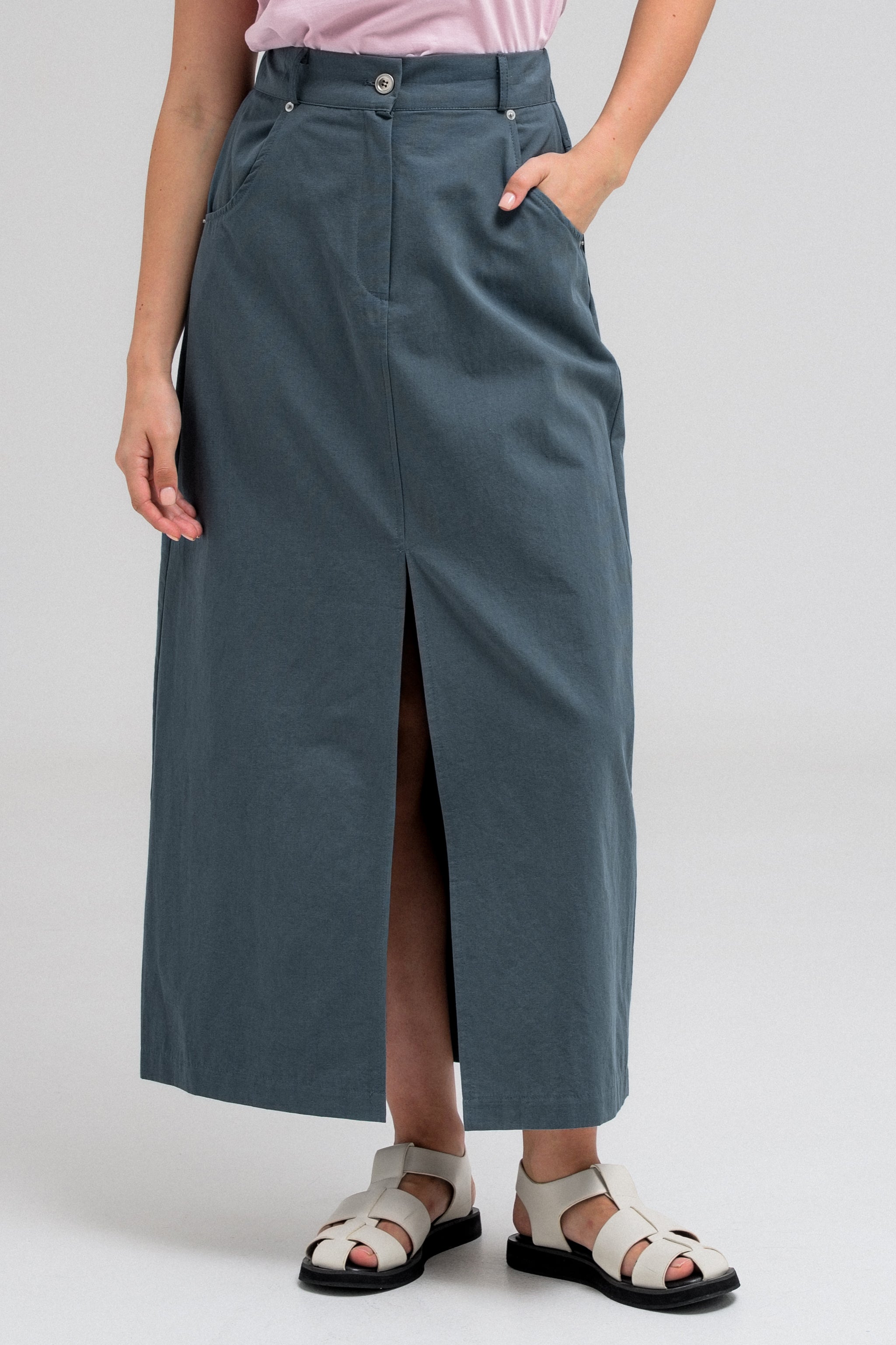 NELIA FRONT SLIT SKIRT