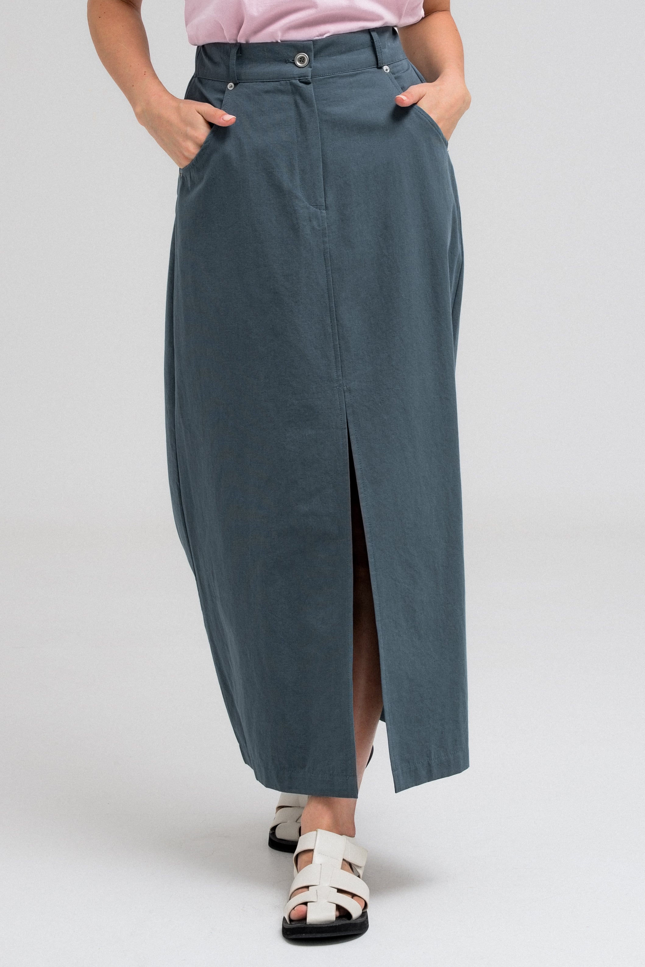 NELIA FRONT SLIT SKIRT