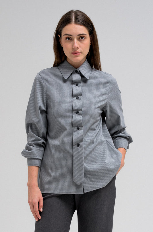 TILLY STRUCTURED TIE SHIRT