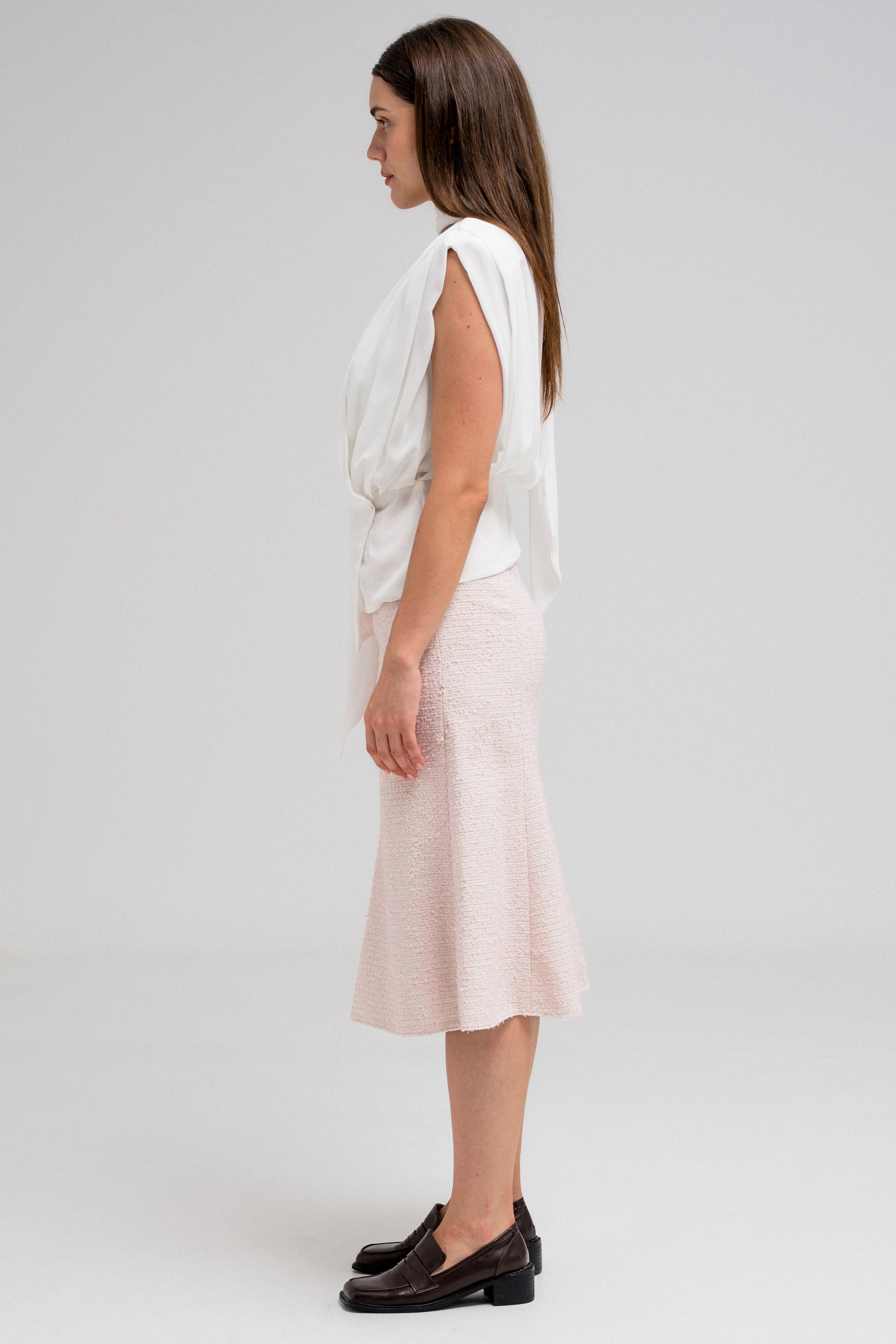 VERENE DRAPED BLOUSE