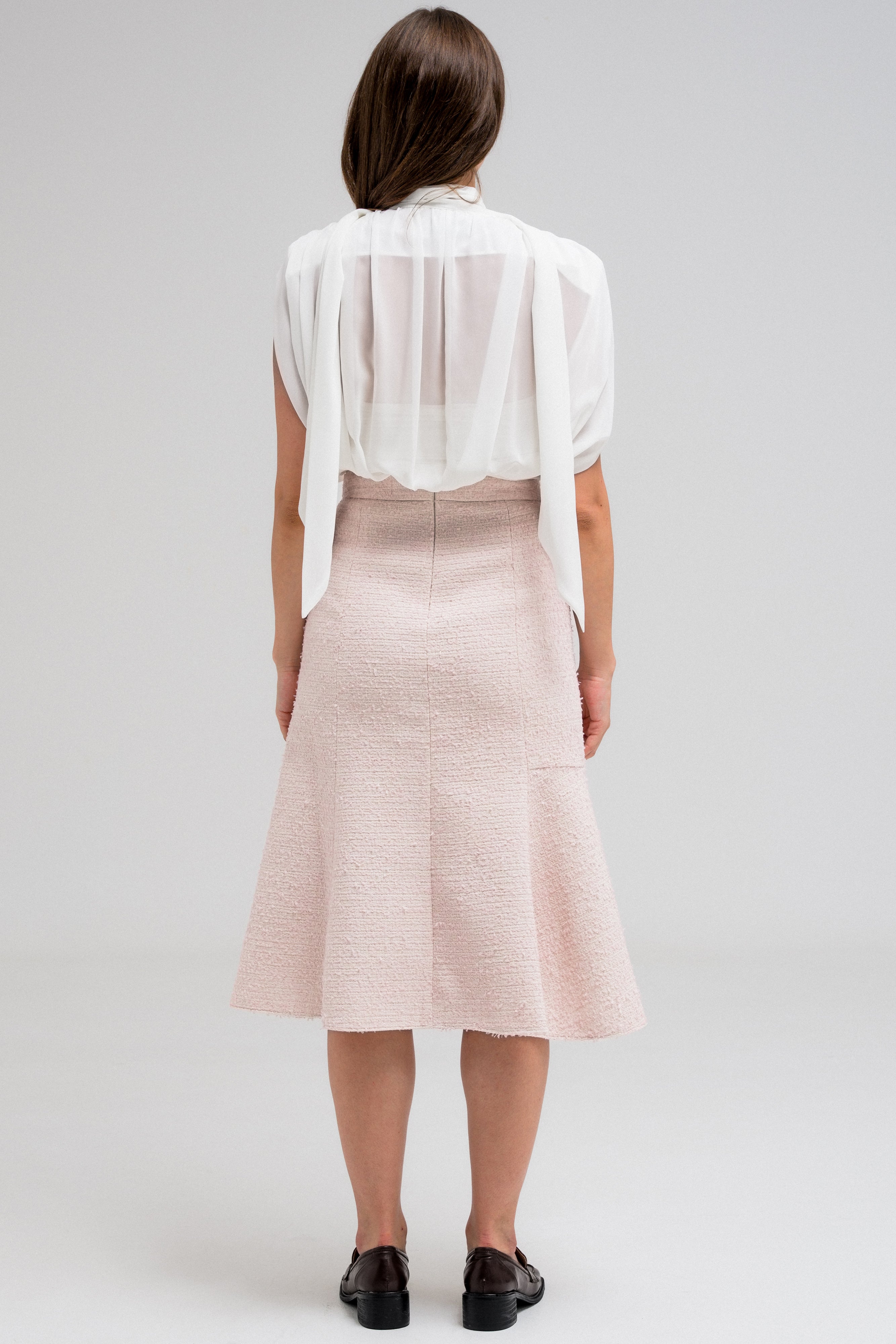 CASSIA FLARED MIDI SKIRT