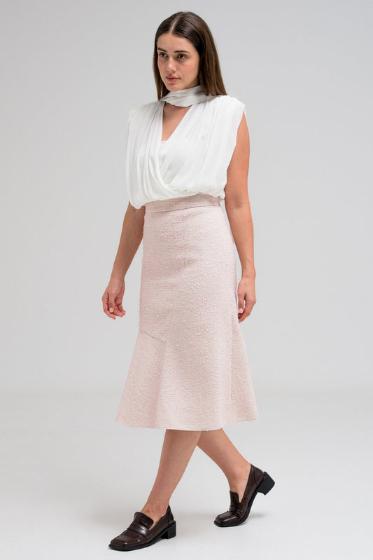 CASSIA FLARED MIDI SKIRT
