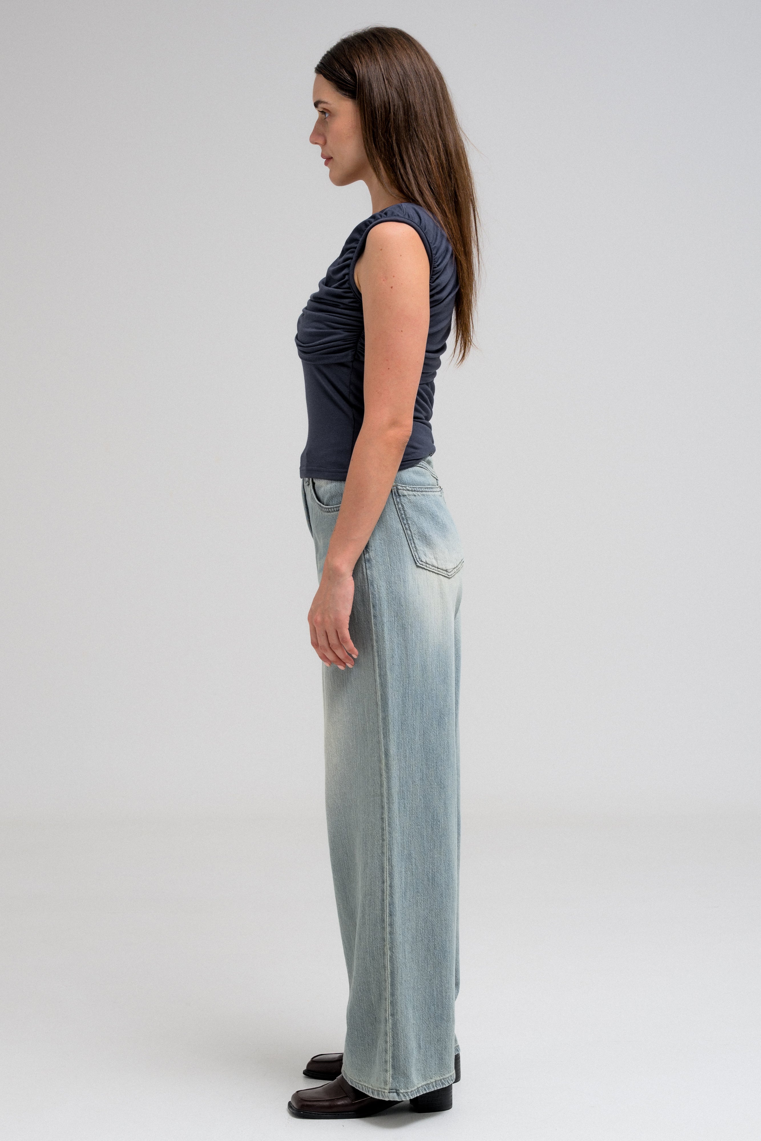 SYLVI DRAPED TUBE TOP