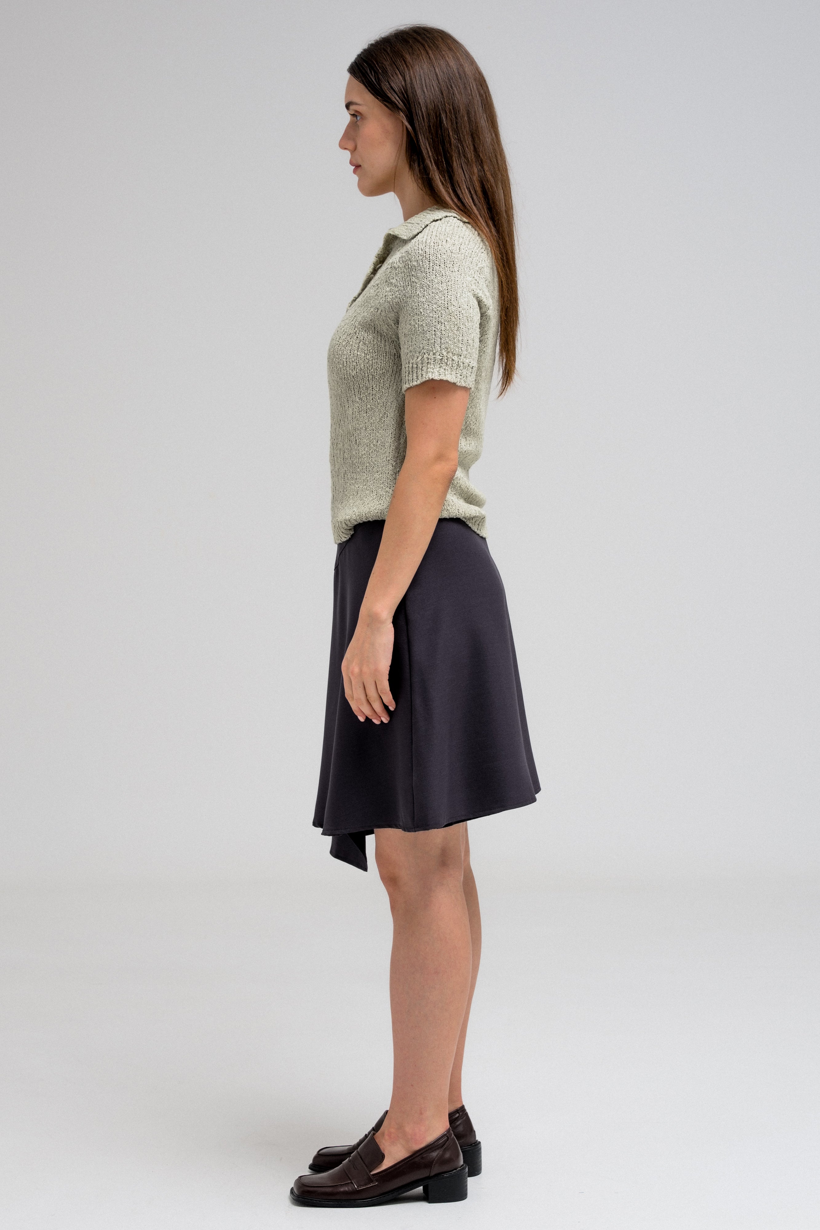 MILOU TEXTURED KNIT POLO