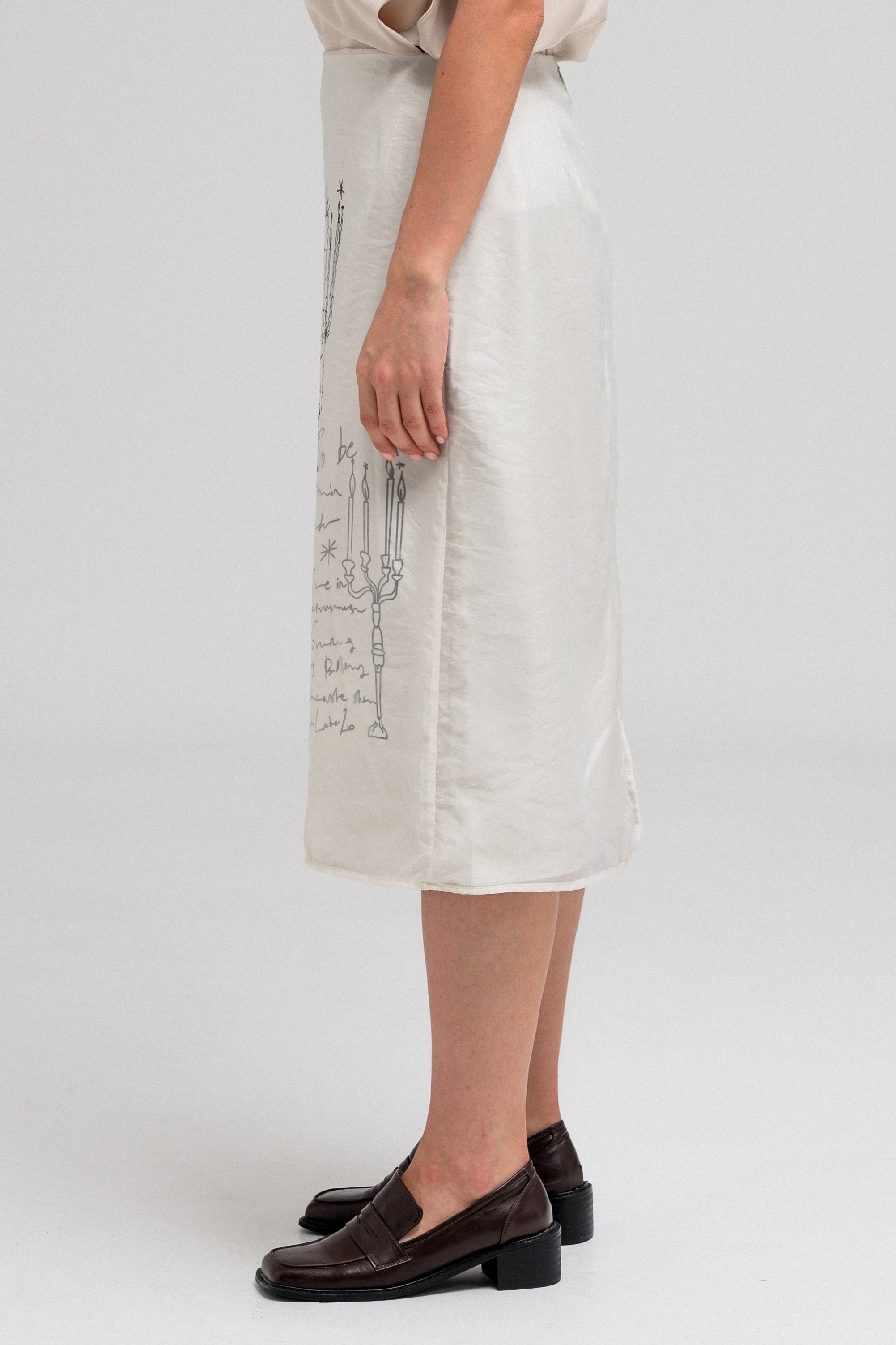 NOLA SCRIPT SKIRT