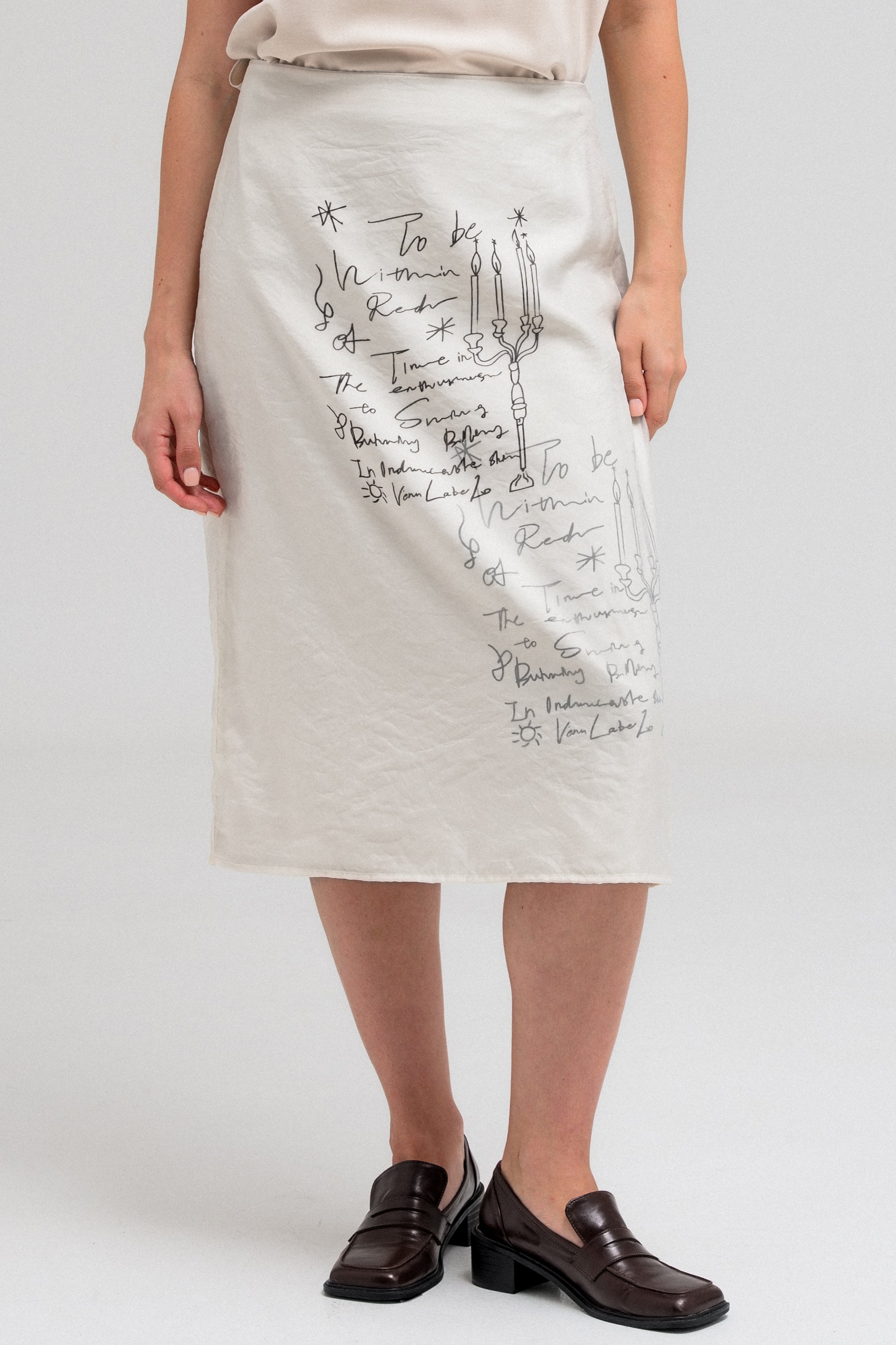 NOLA SCRIPT SKIRT