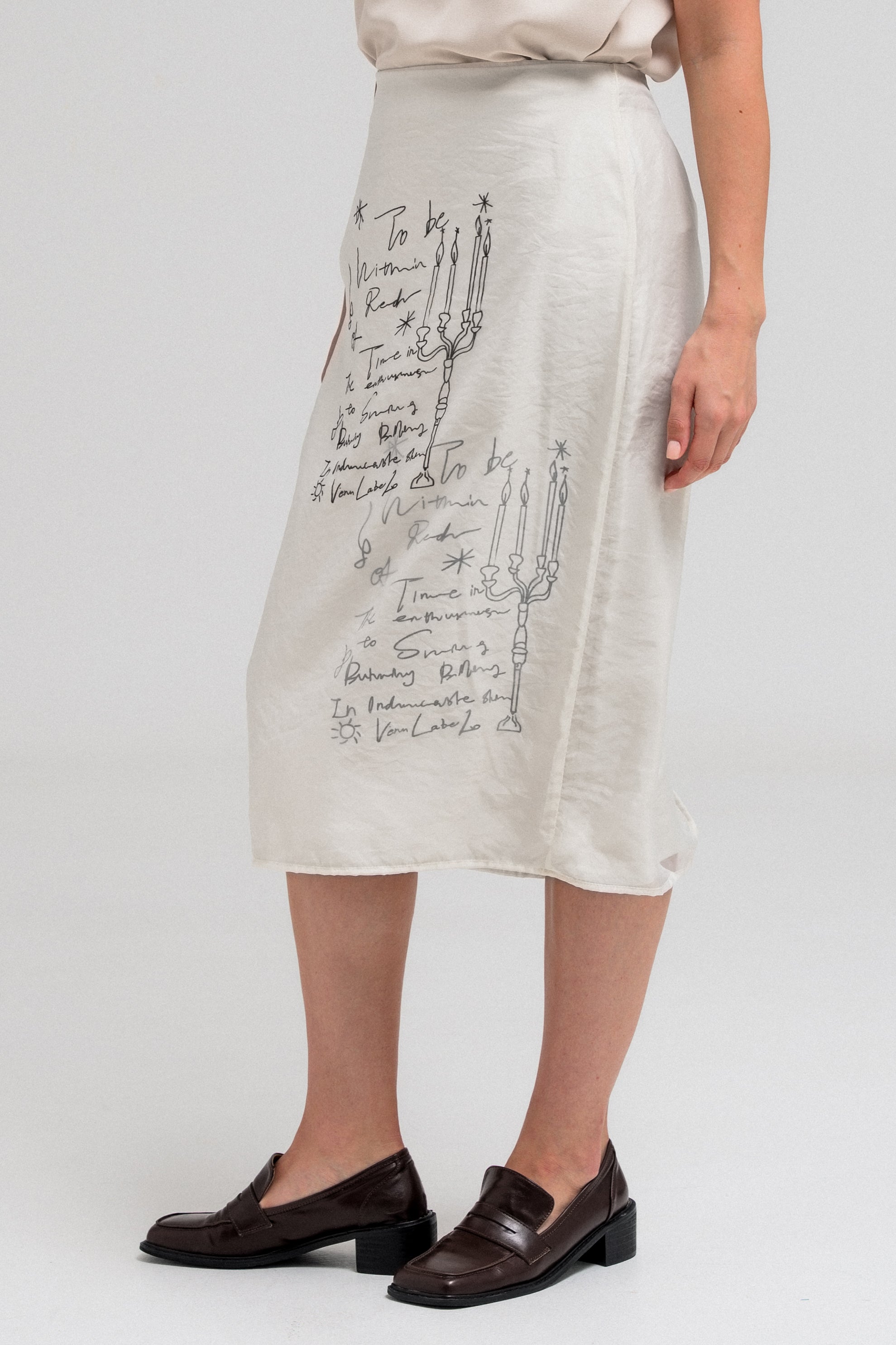 NOLA SCRIPT SKIRT