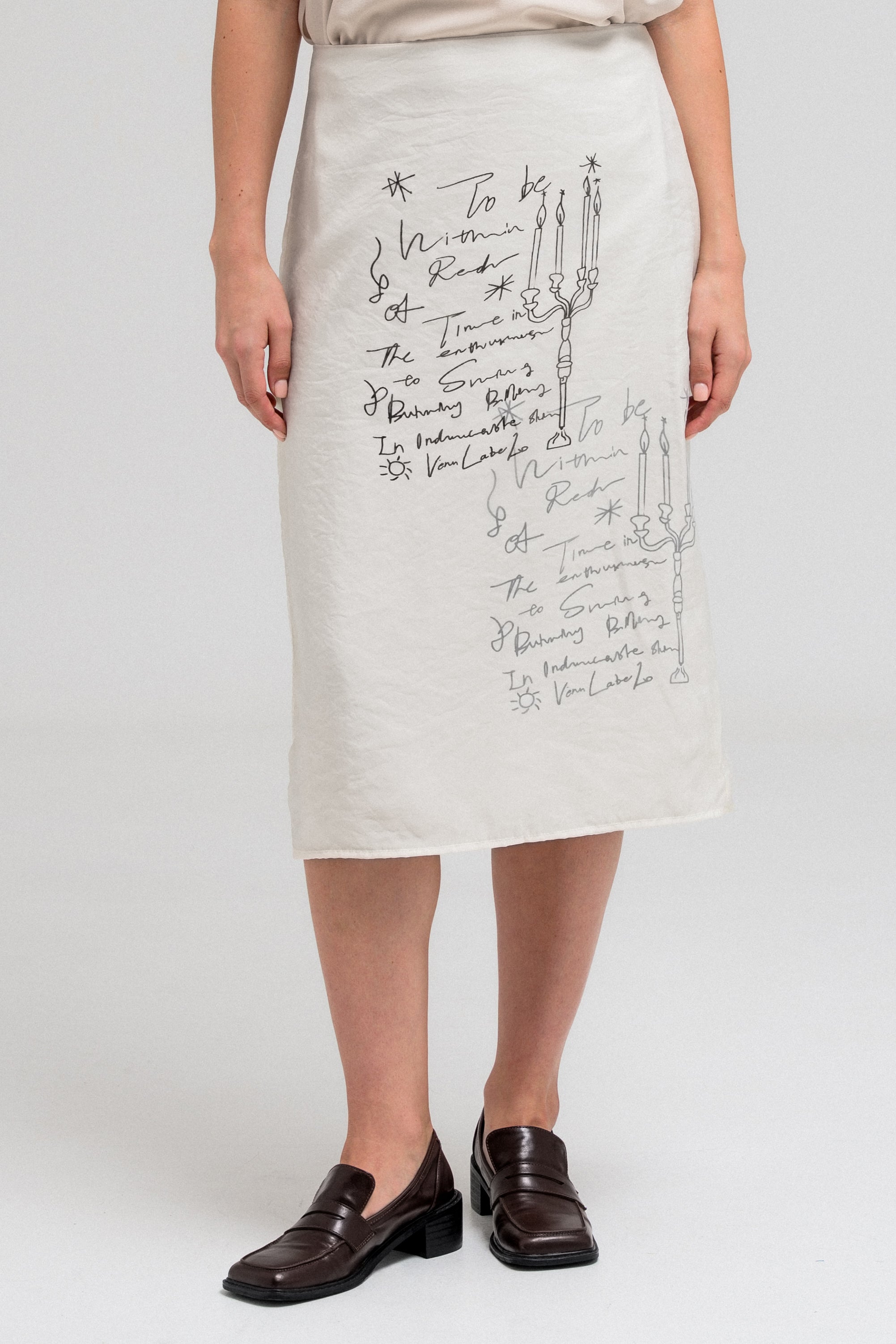 NOLA SCRIPT SKIRT